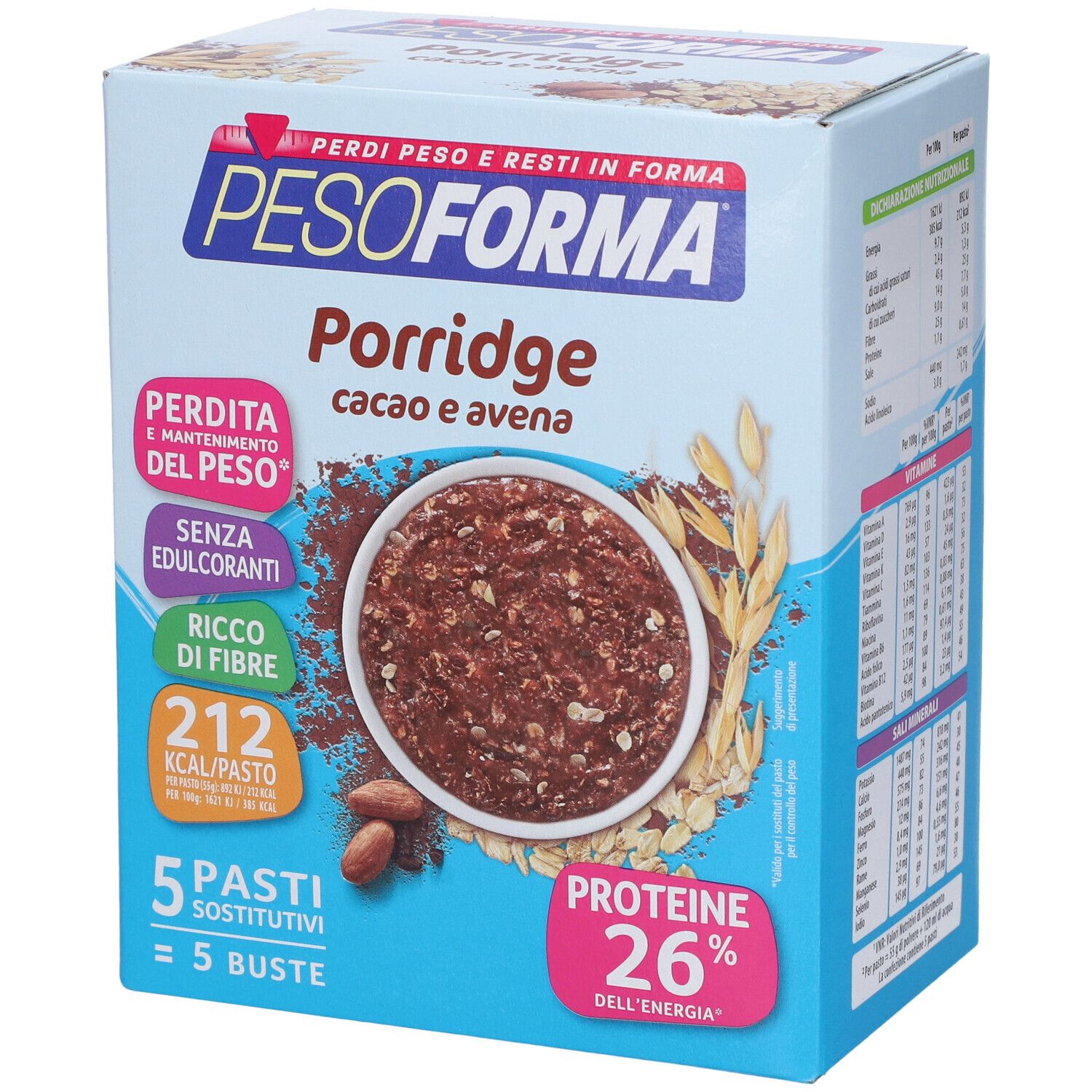 Pesoforma Porridge Cioccolato
