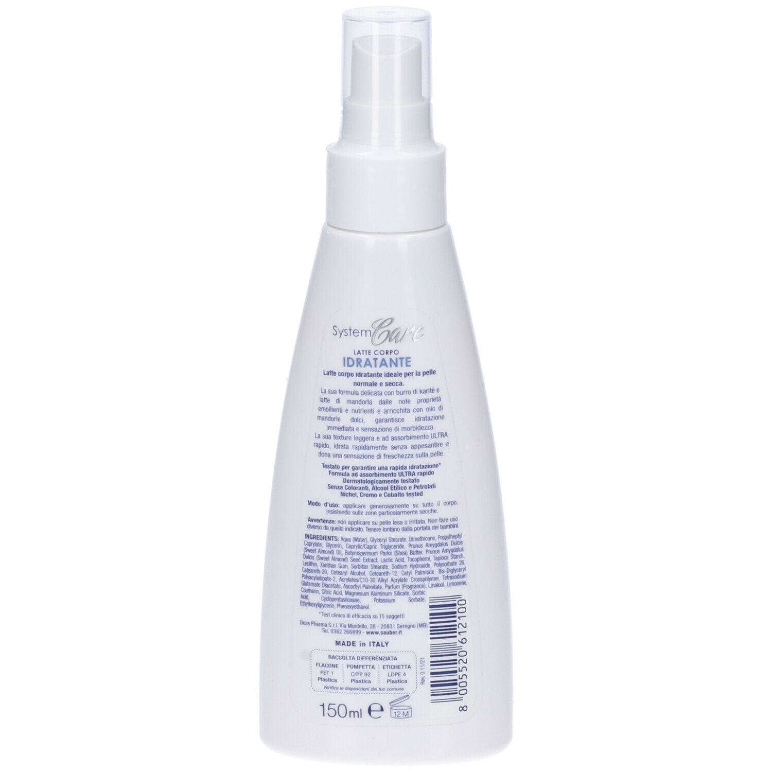 Sauber Latte Corpo 150 Ml
