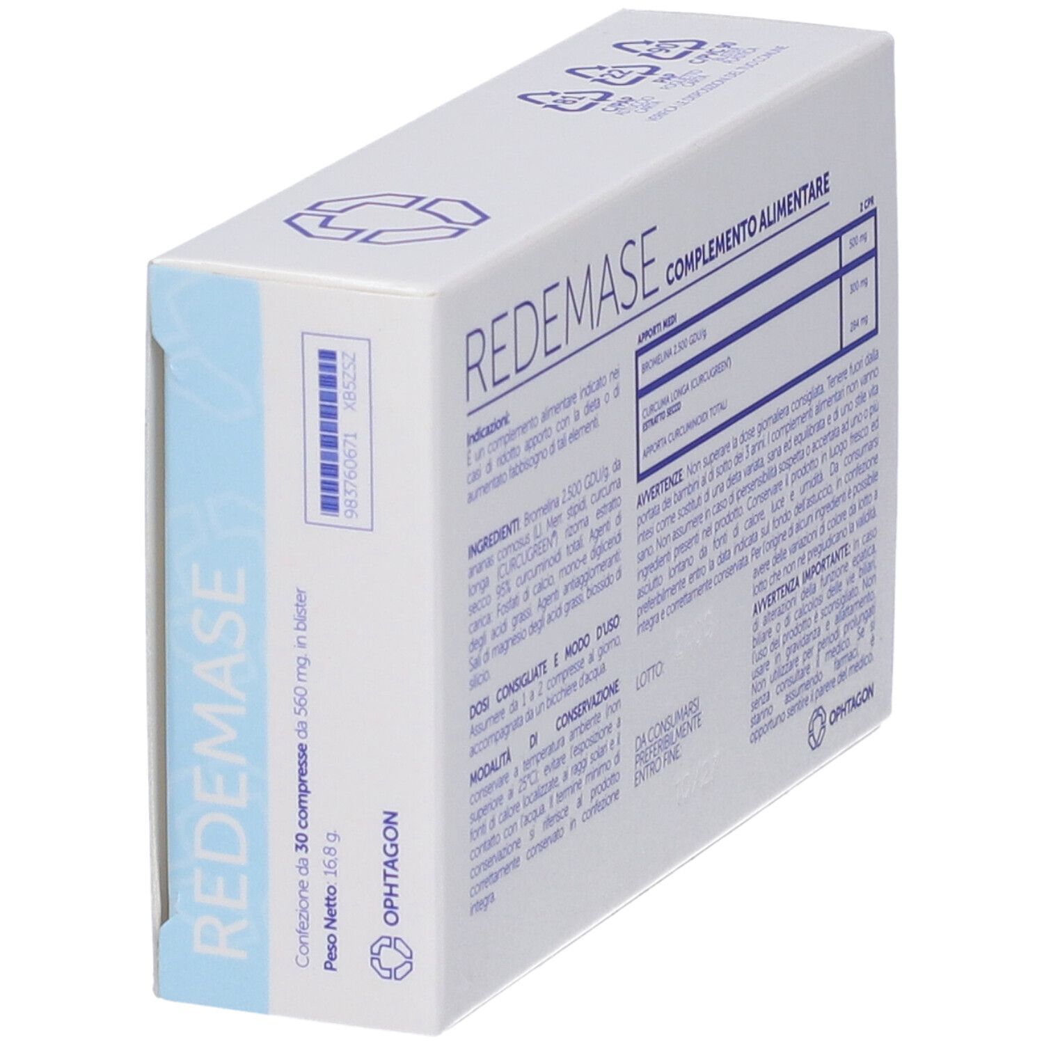 Redemase 30 Compresse