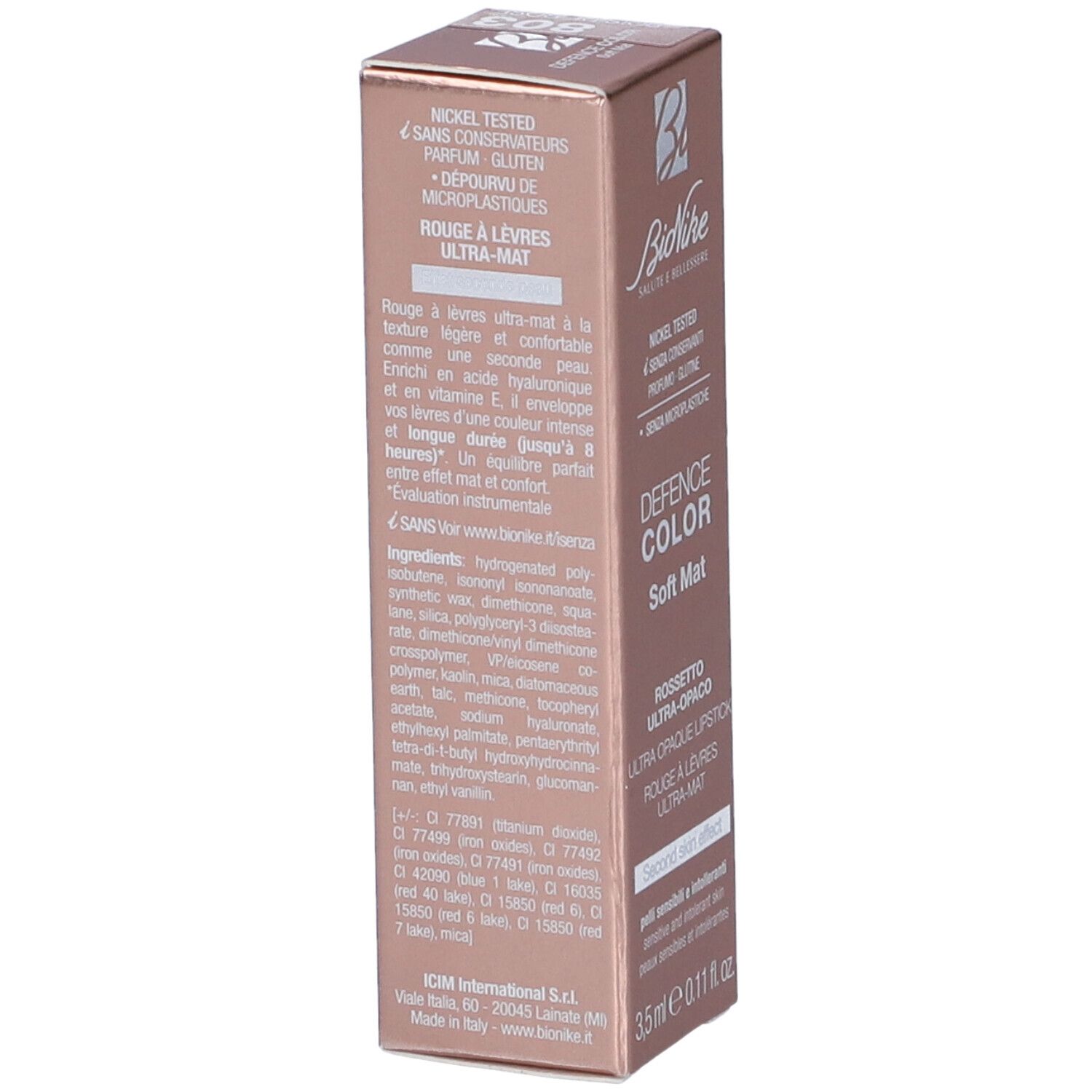 BioNike Defence Color Rosseto Soft Mat N. 803