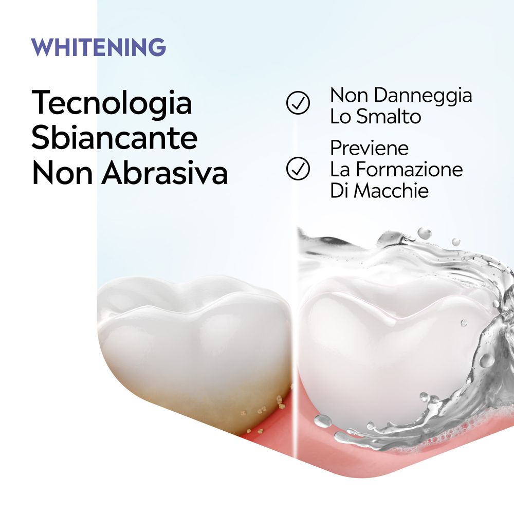 Collutorio Listerine Advanced White, Zero Alcol. Tecnologia sbiancante non abrasiva, protegge lo smalto.