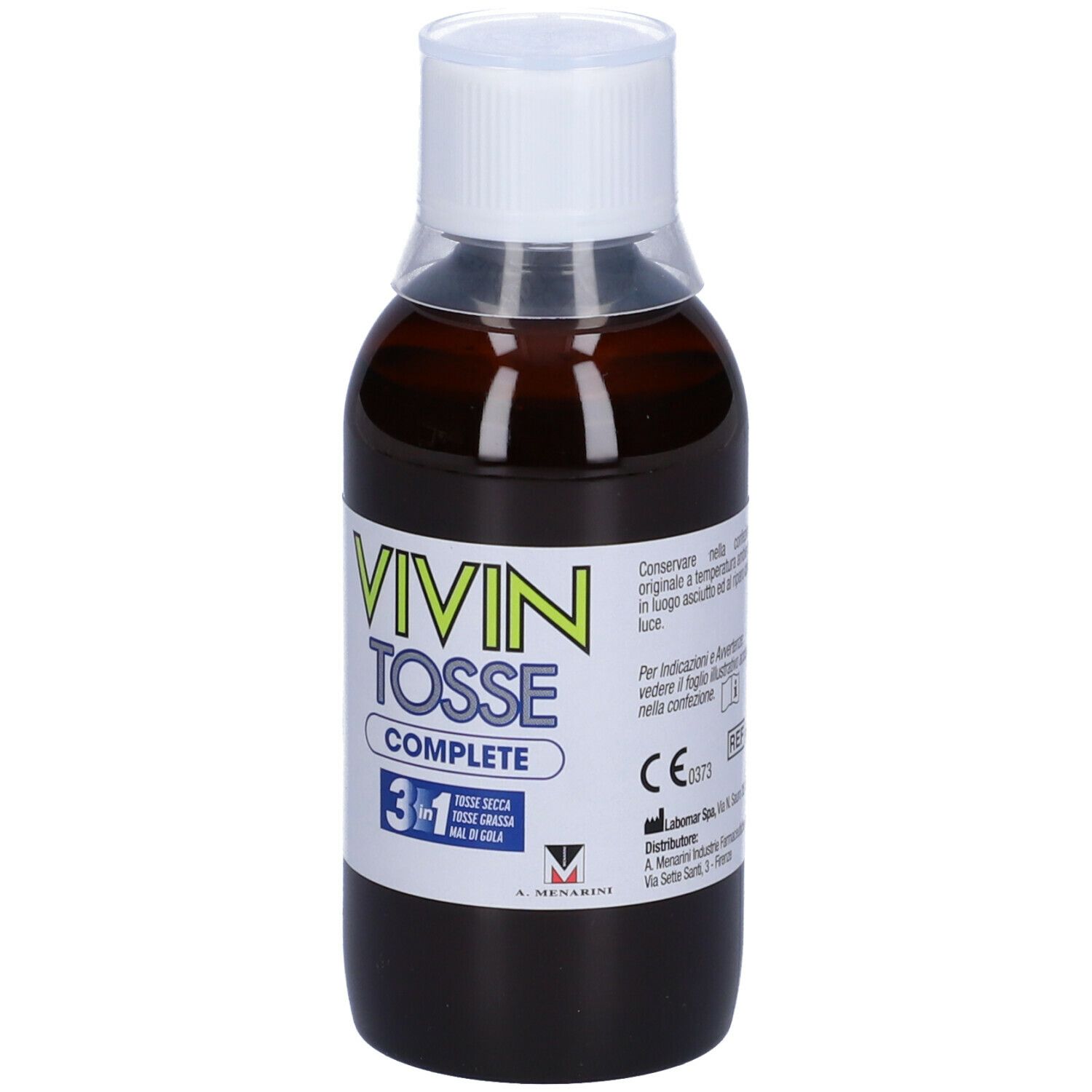 Vivin Tosse Complete 3in1 Tosse Secca, Grassa, Mal Di Gola Sciroppo 150 ml