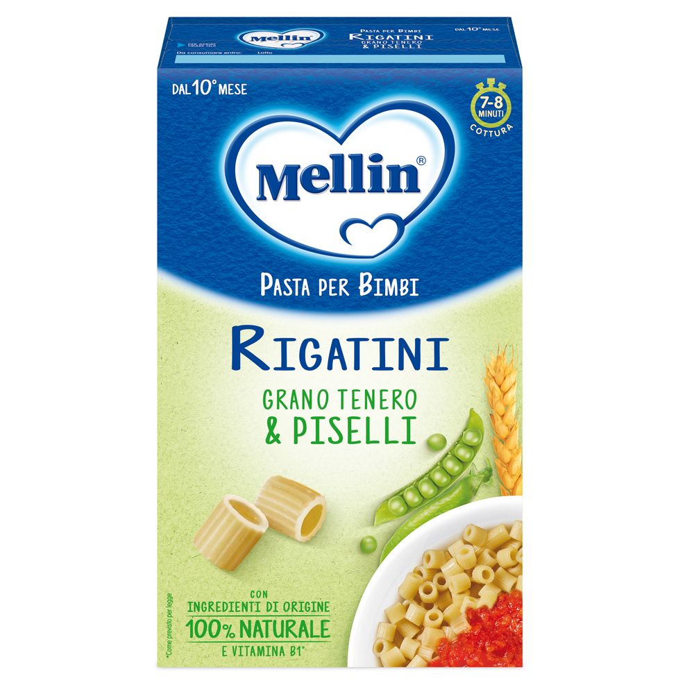 Mellin Rigatini Con Piselli 280 G