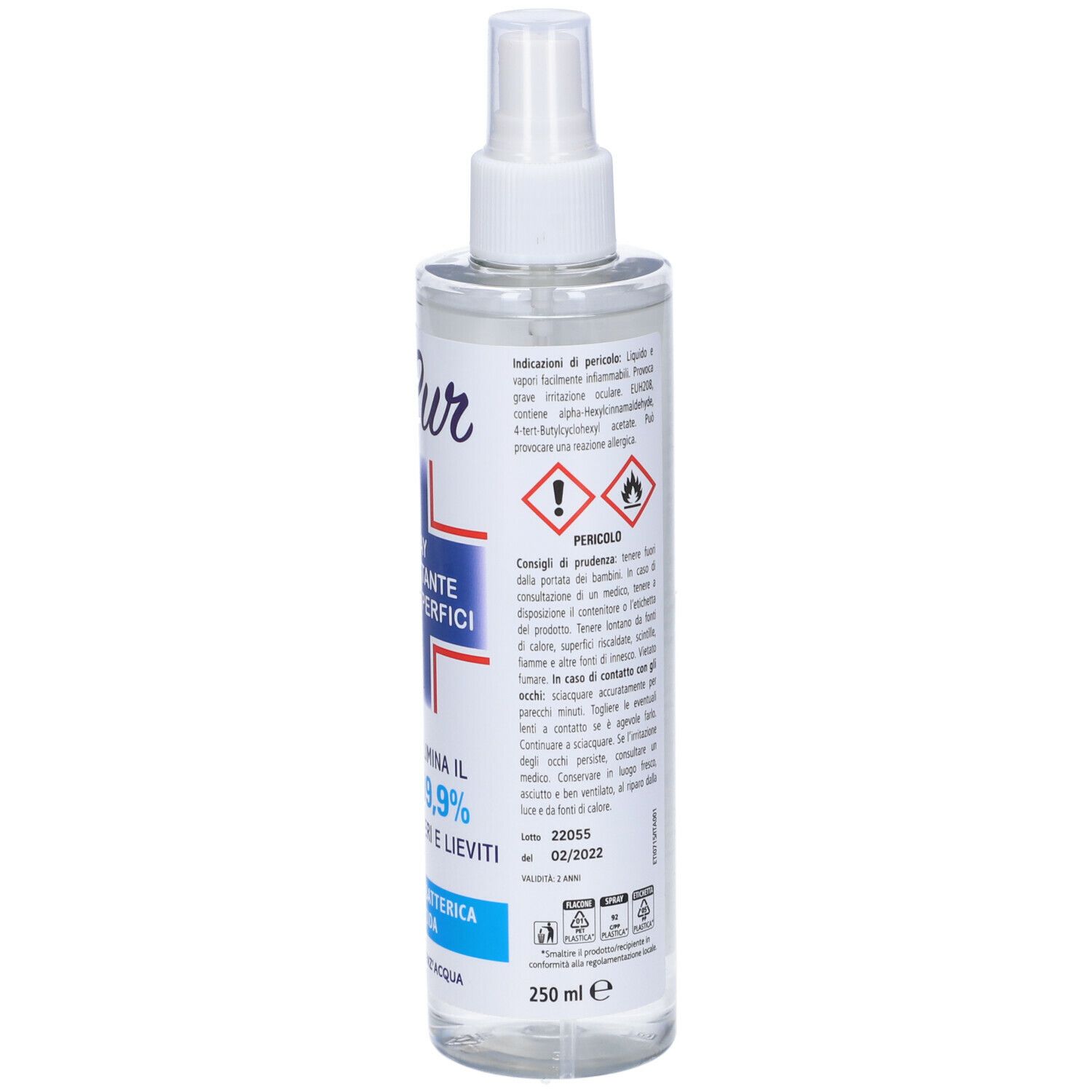 Virpur Spray Disinfettante Mani e Superfici 250ml - Pharmalife
