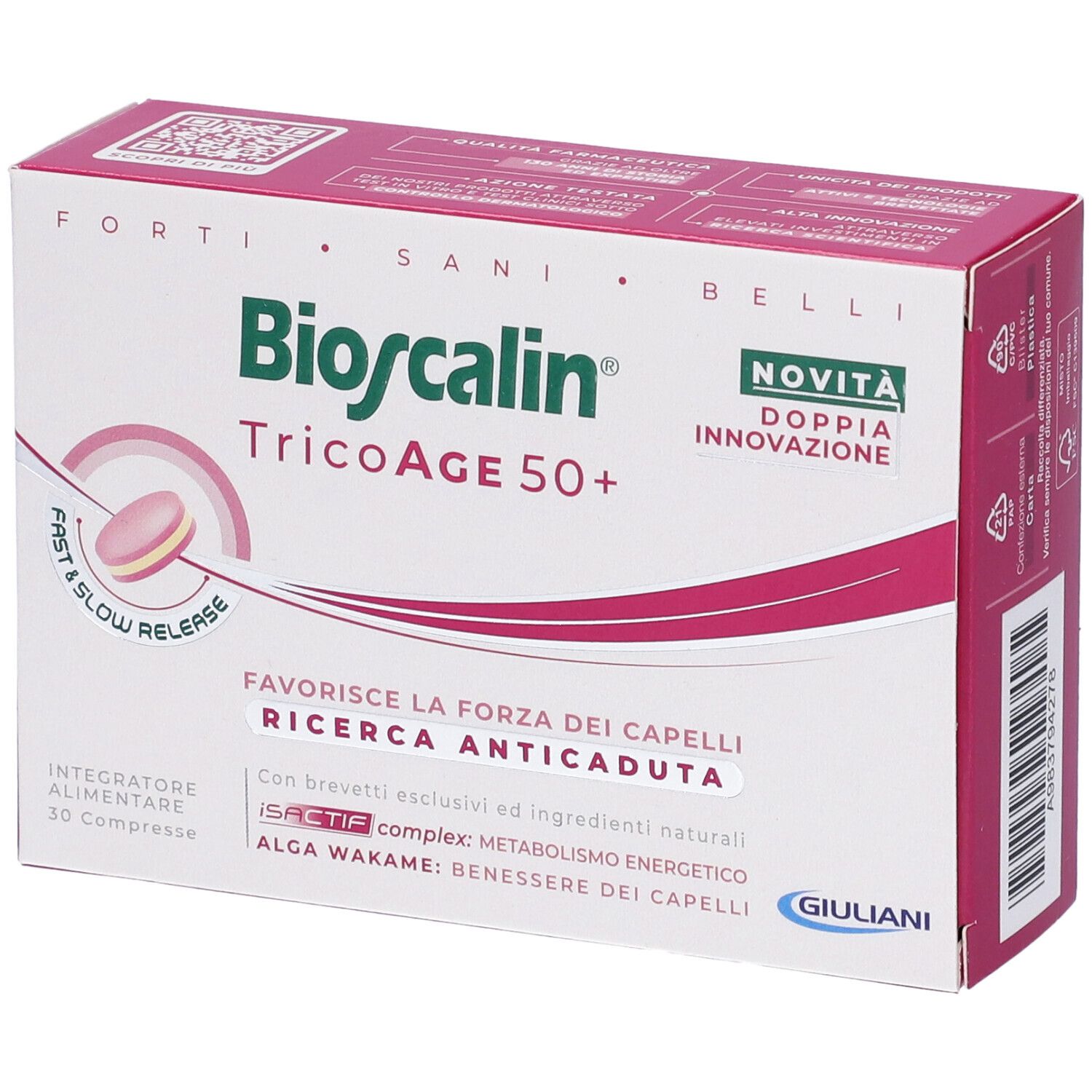 Bioscalin TricoAge 50+ Compresse