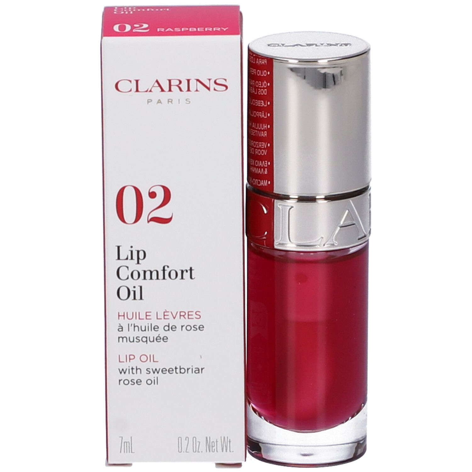 Clarins Lip Comfort Oil Tonalità 02 Raspberry