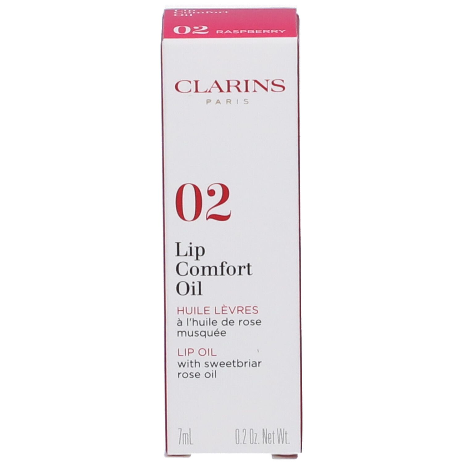 Clarins Lip Comfort Oil Tonalità 02 Raspberry