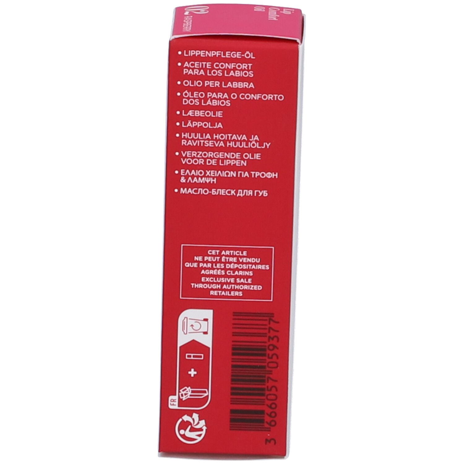 Clarins Lip Comfort Oil Tonalità 02 Raspberry