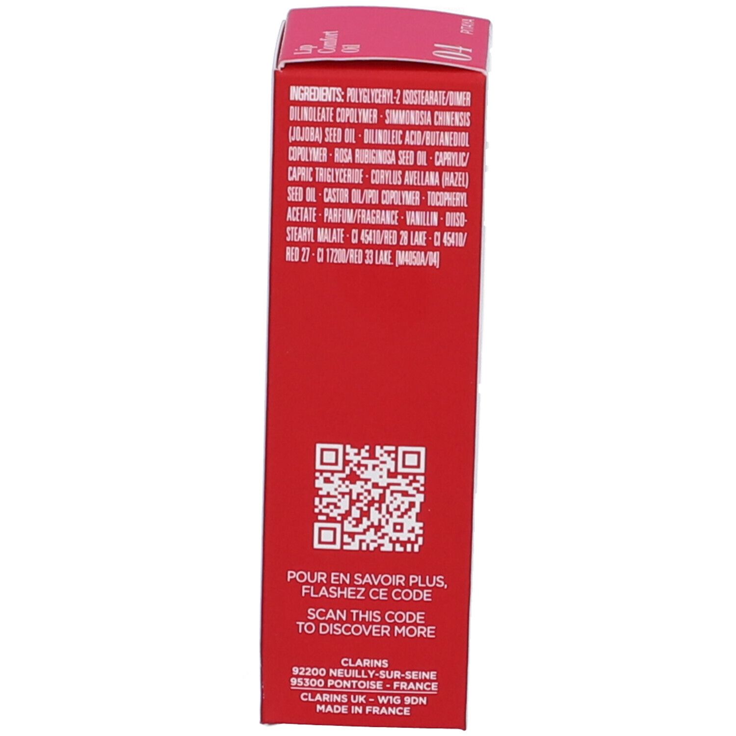 Clarins Lip Comfort Oil Tonalità 04 Pitaya