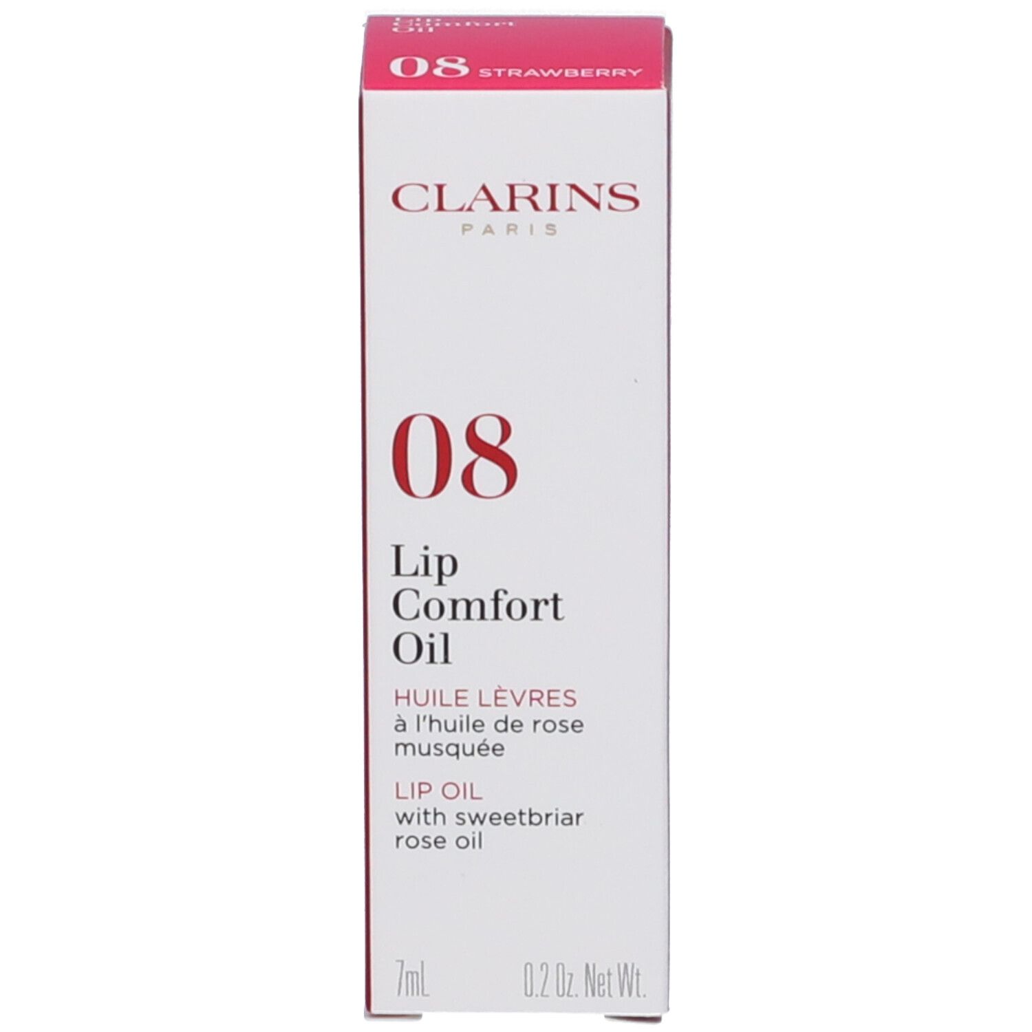 Clarins Lip Comfort Oil Tonalità 08 Strawberry