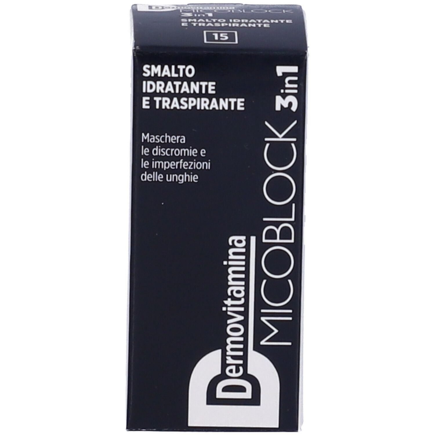 Dermovitamina Micoblock® 3 in 1 Smalto Idratante e Traspirante  Nero