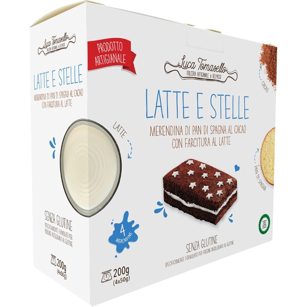 Merendina Latte E Stelle 200 G