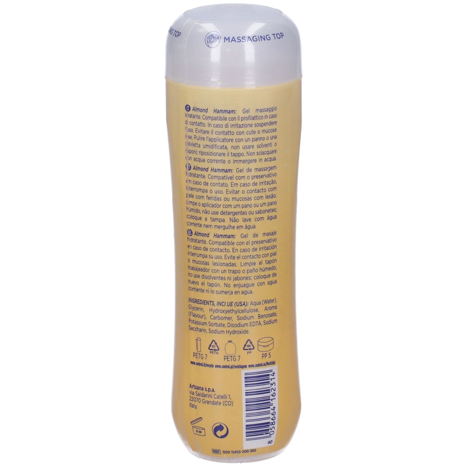 Control Gel Massaggio 3 in 1 Almond Hammam