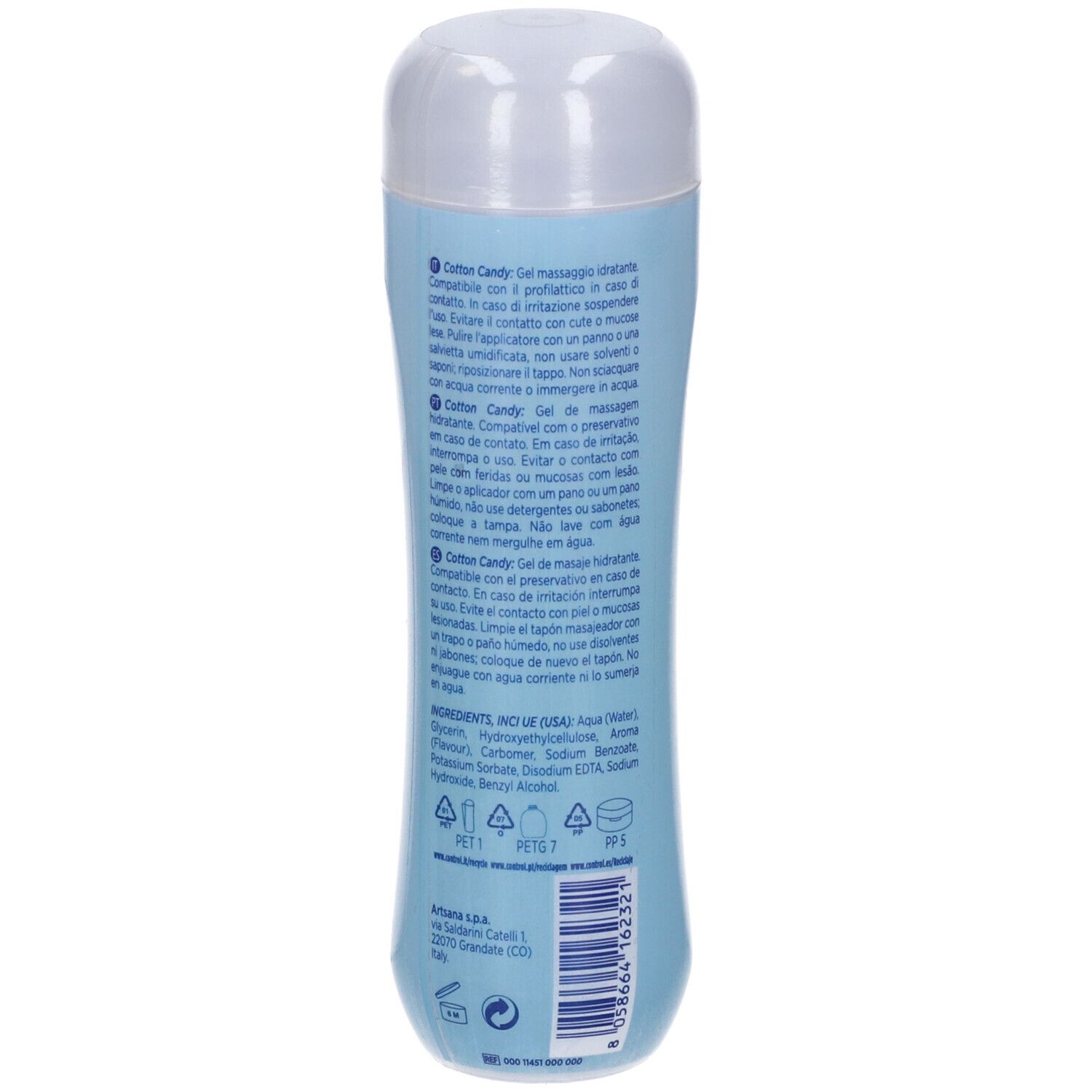 Control Gel Massaggio 3 in 1 Cotton Candy