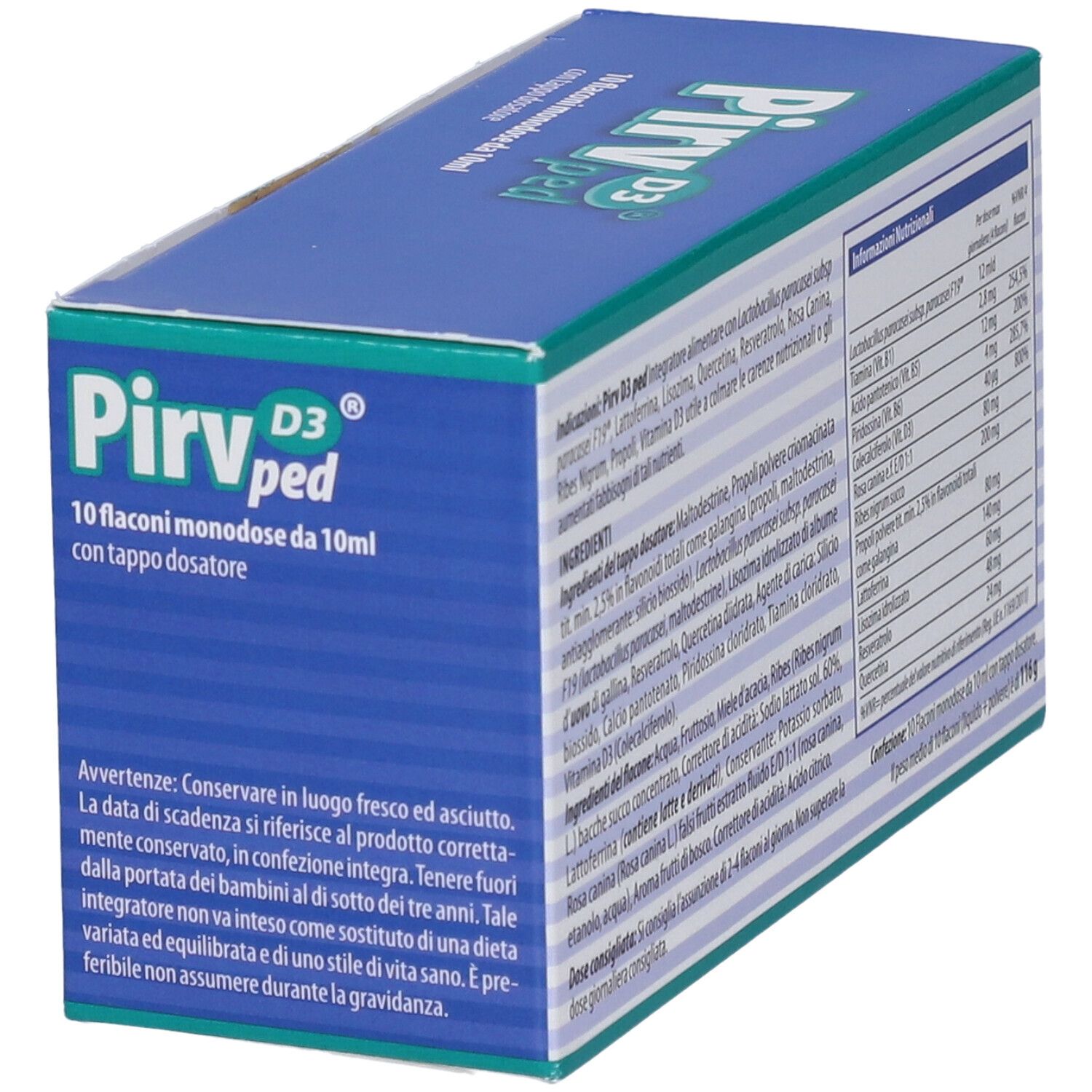 Pirv D3 Ped 10 Flaconi Monodose