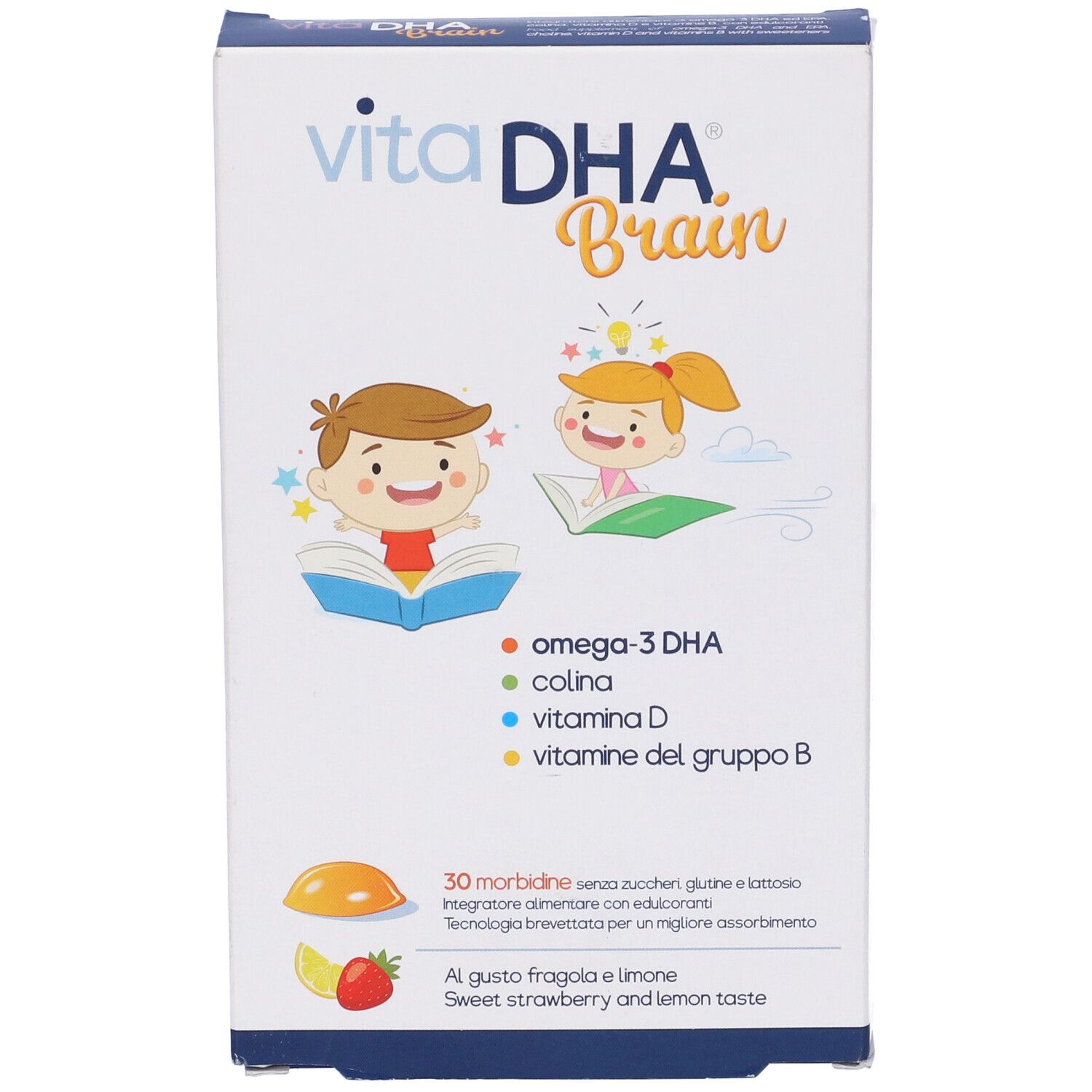 Vitadha Brain 30 Morbidine Al Gusto Fragola E Limone