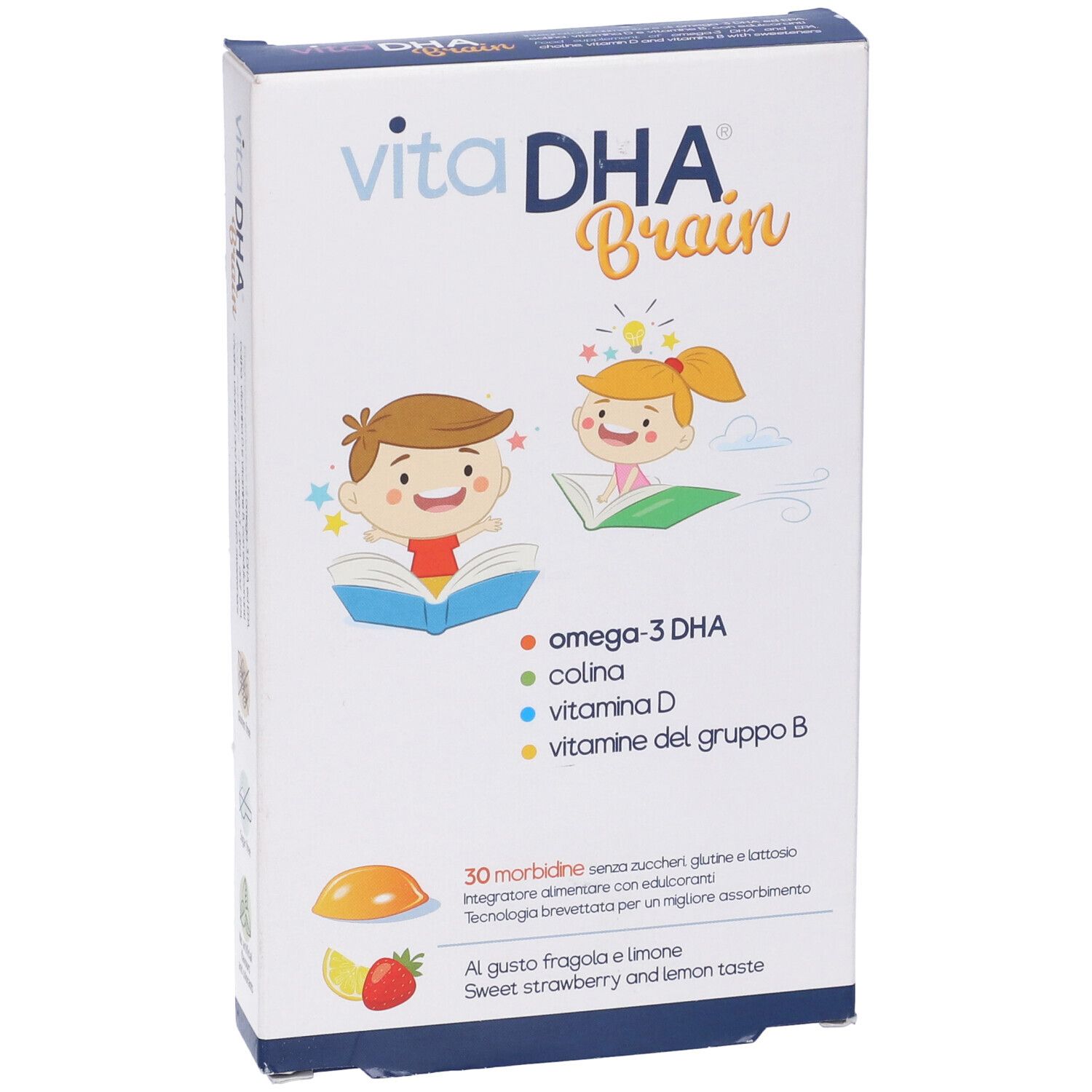 Vitadha Brain 30 Morbidine Al Gusto Fragola E Limone