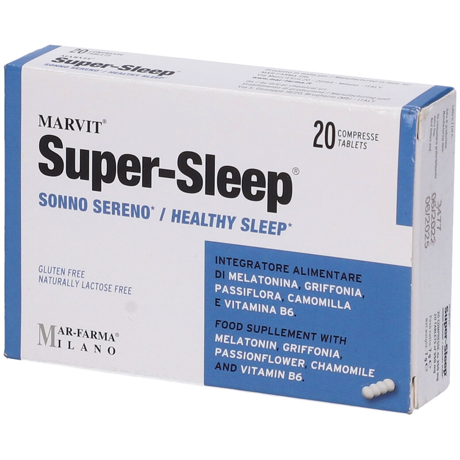 Super Sleep Sonno Sereno 20 Compresse