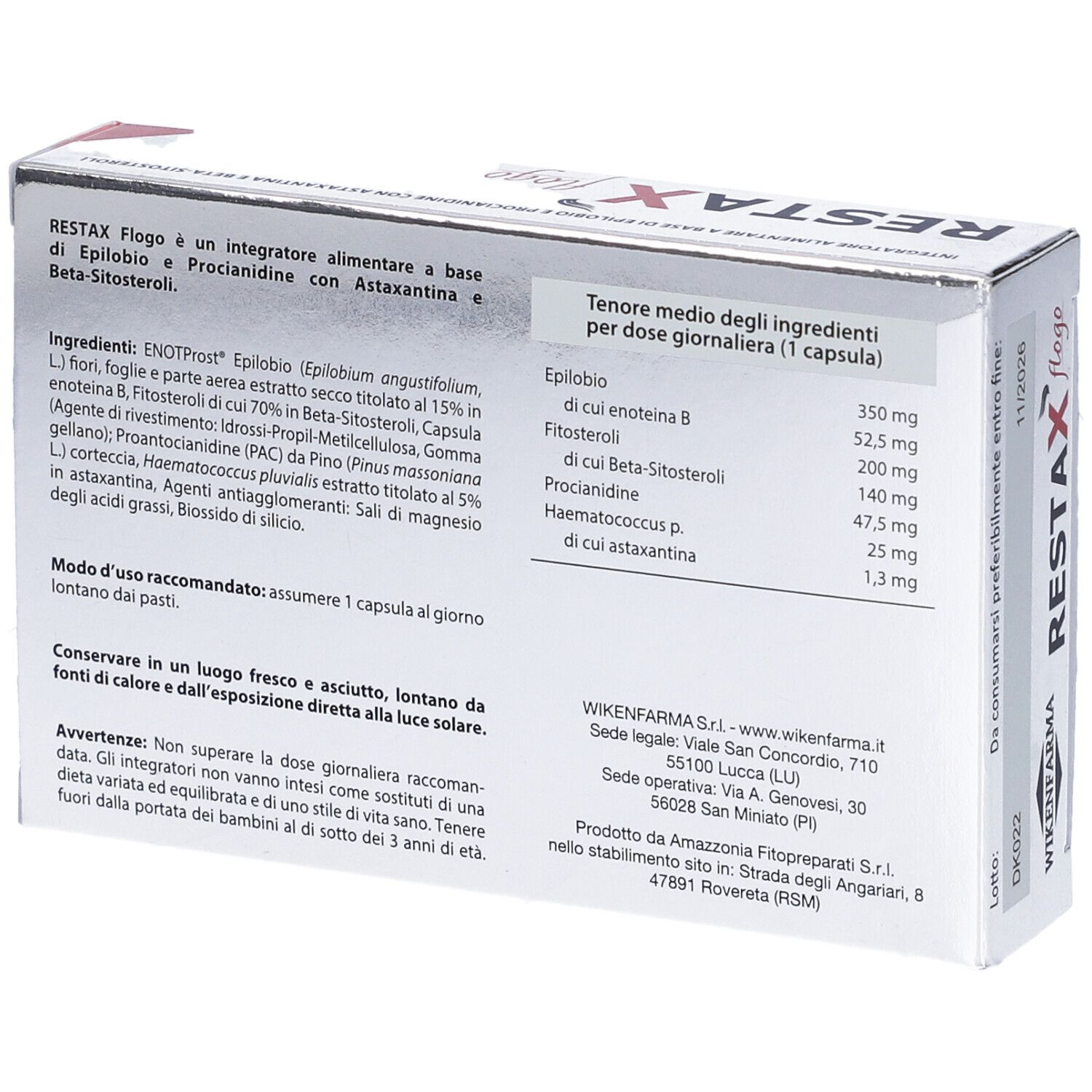 Restax Flogo 30 Capsule