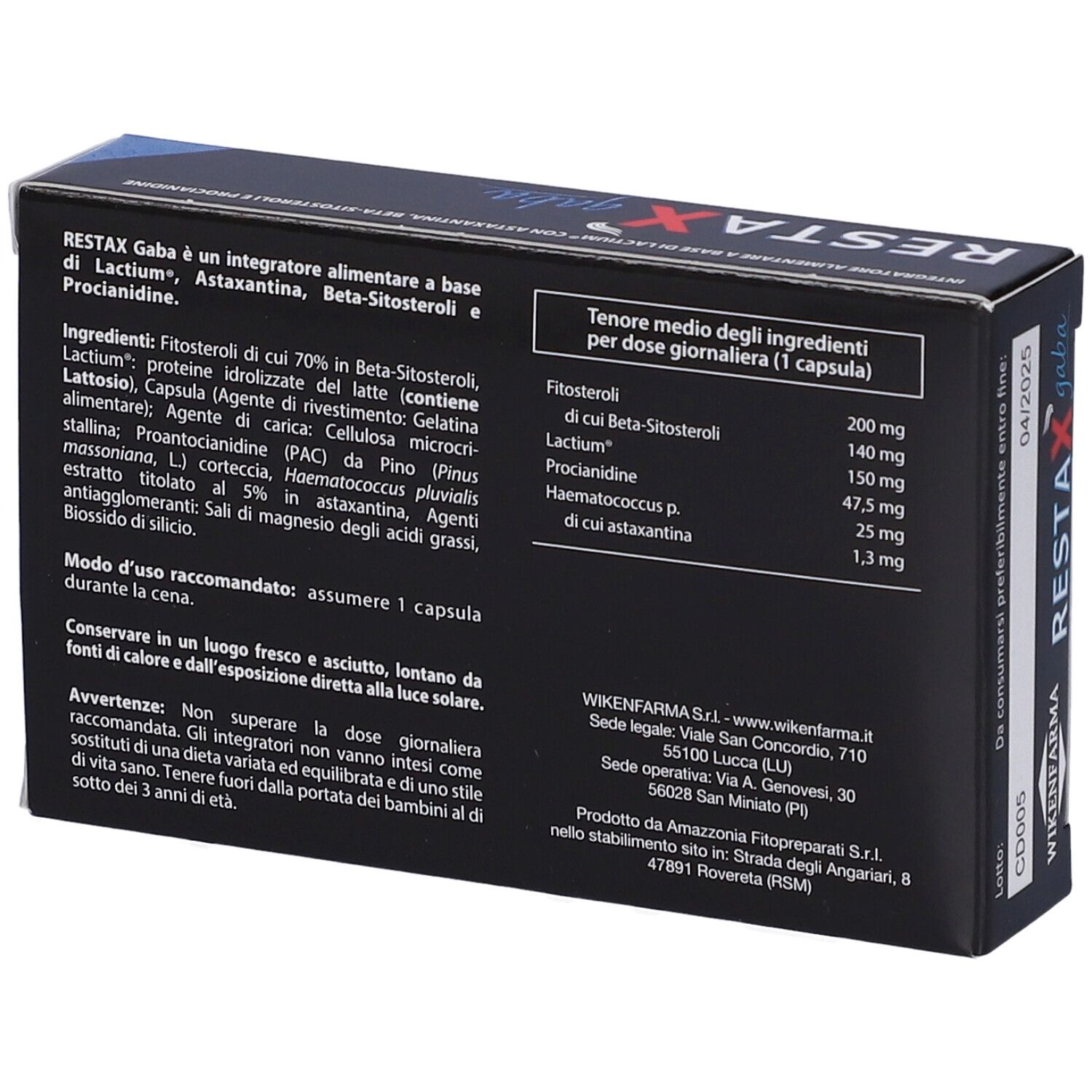 Restax Gaba 30 Capsule