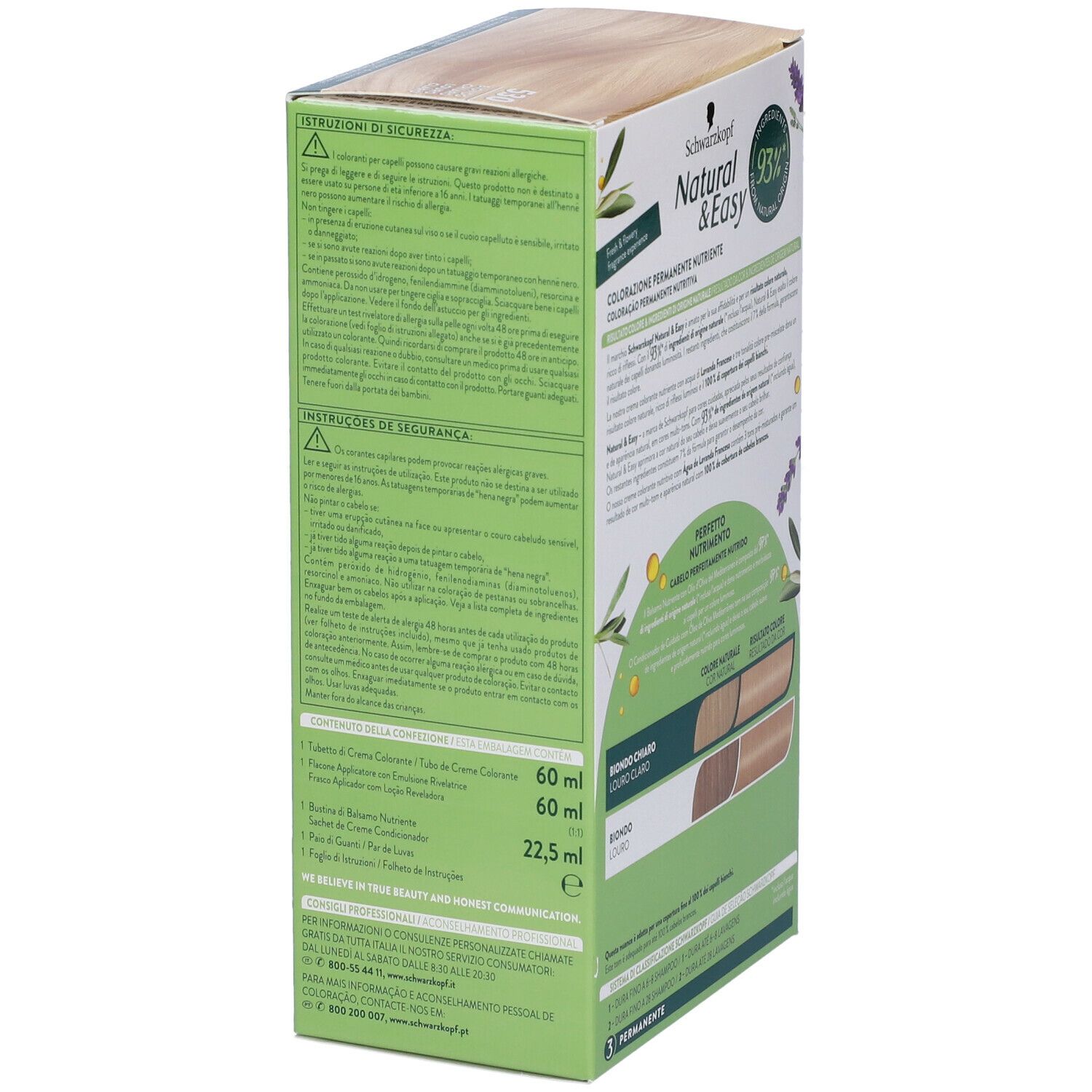 Schwarzkopf Natural & Easy Tinta 530 Biondo Chiaro