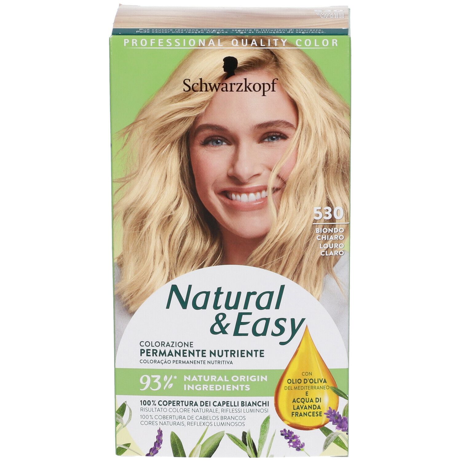 Schwarzkopf Natural & Easy Tinta 530 Biondo Chiaro