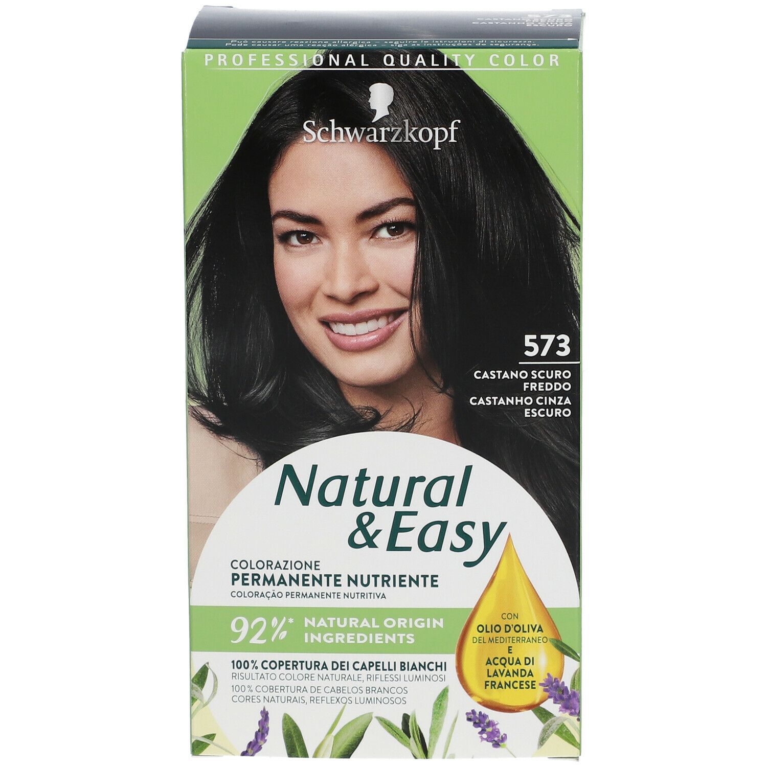 Schwarzkopf Natural & Easy Tinta 573 Castano Scuro 1 pz