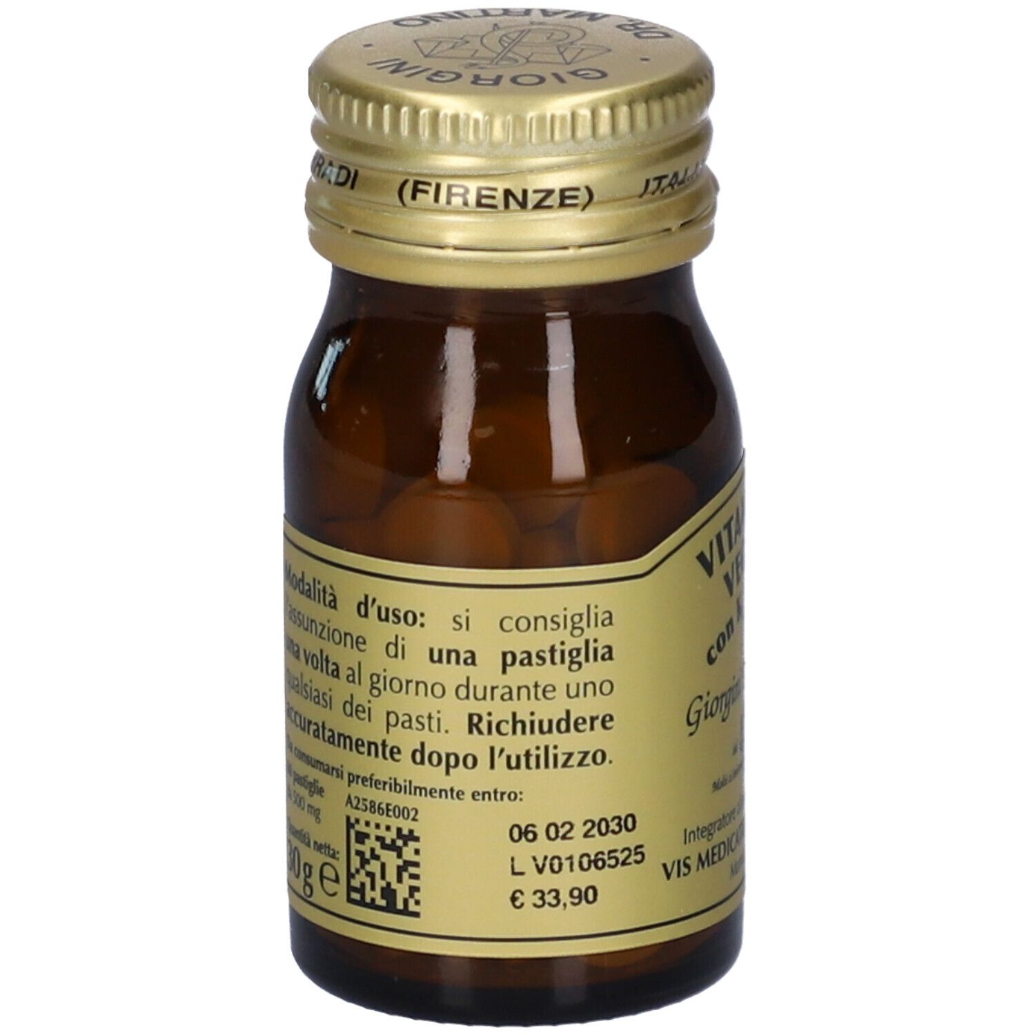 Vitamina D Vegana Con K2+Boro 60 Pastiglie