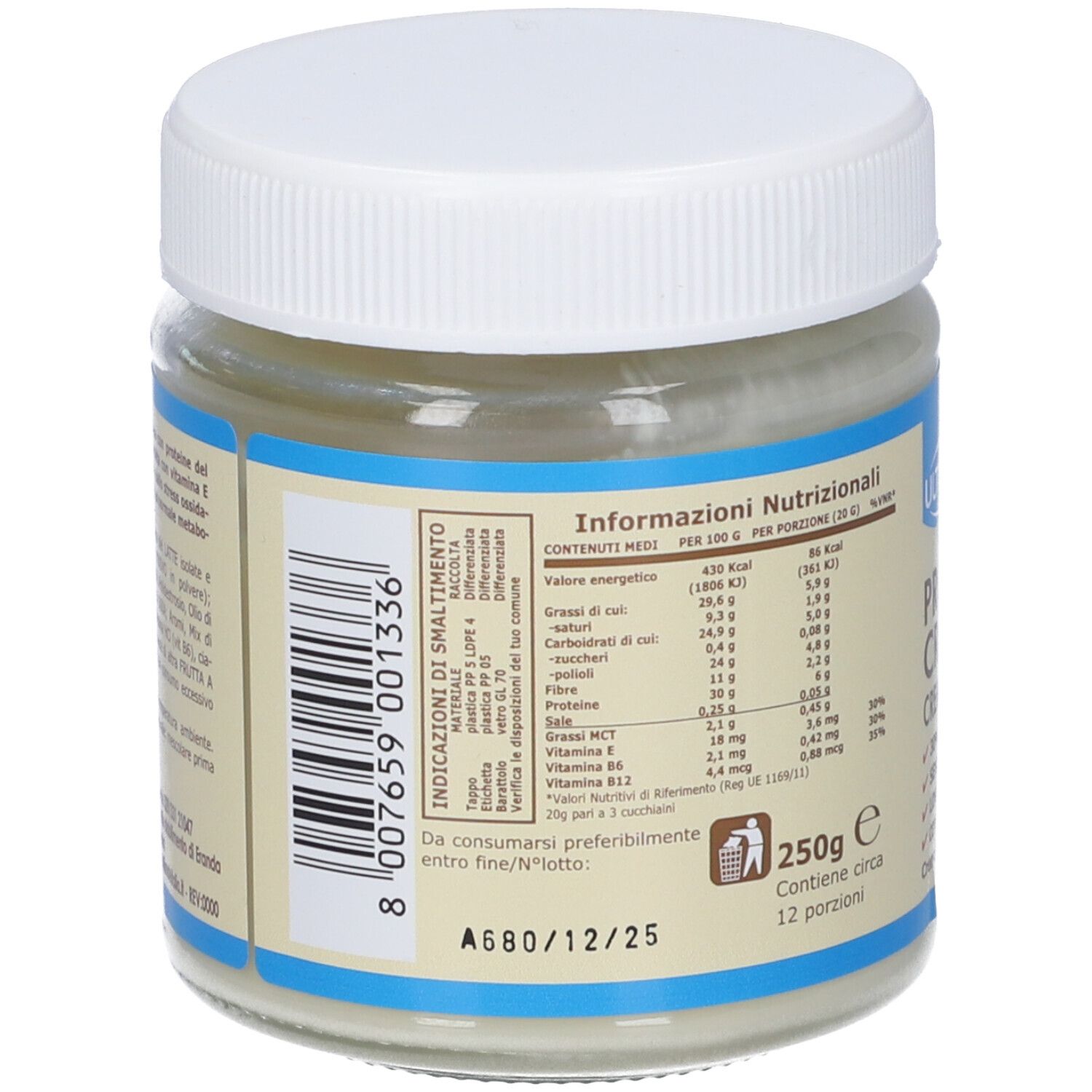 Ultimate Protein Cream Crema Pasticcera