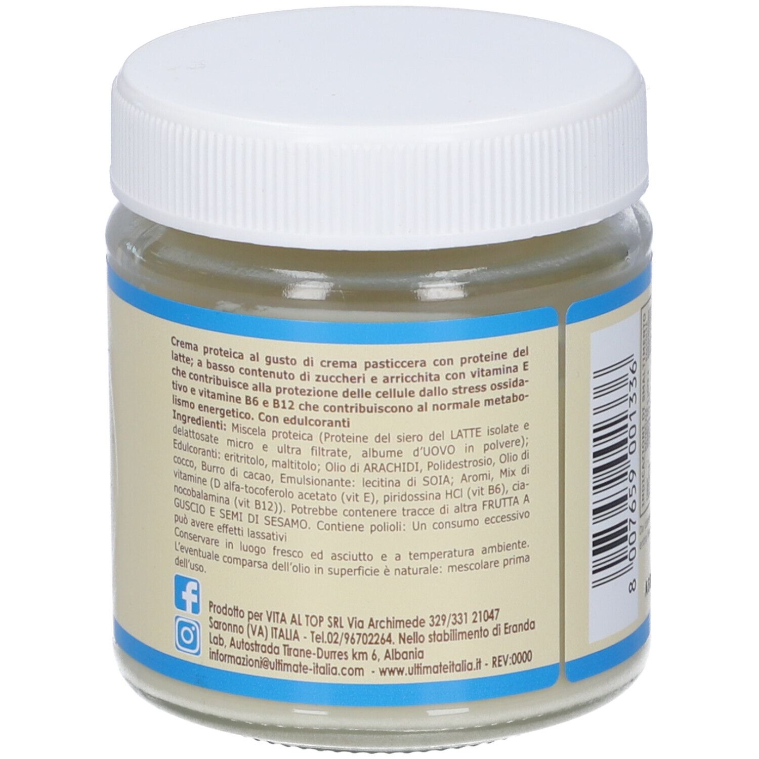 Ultimate Protein Cream Crema Pasticcera