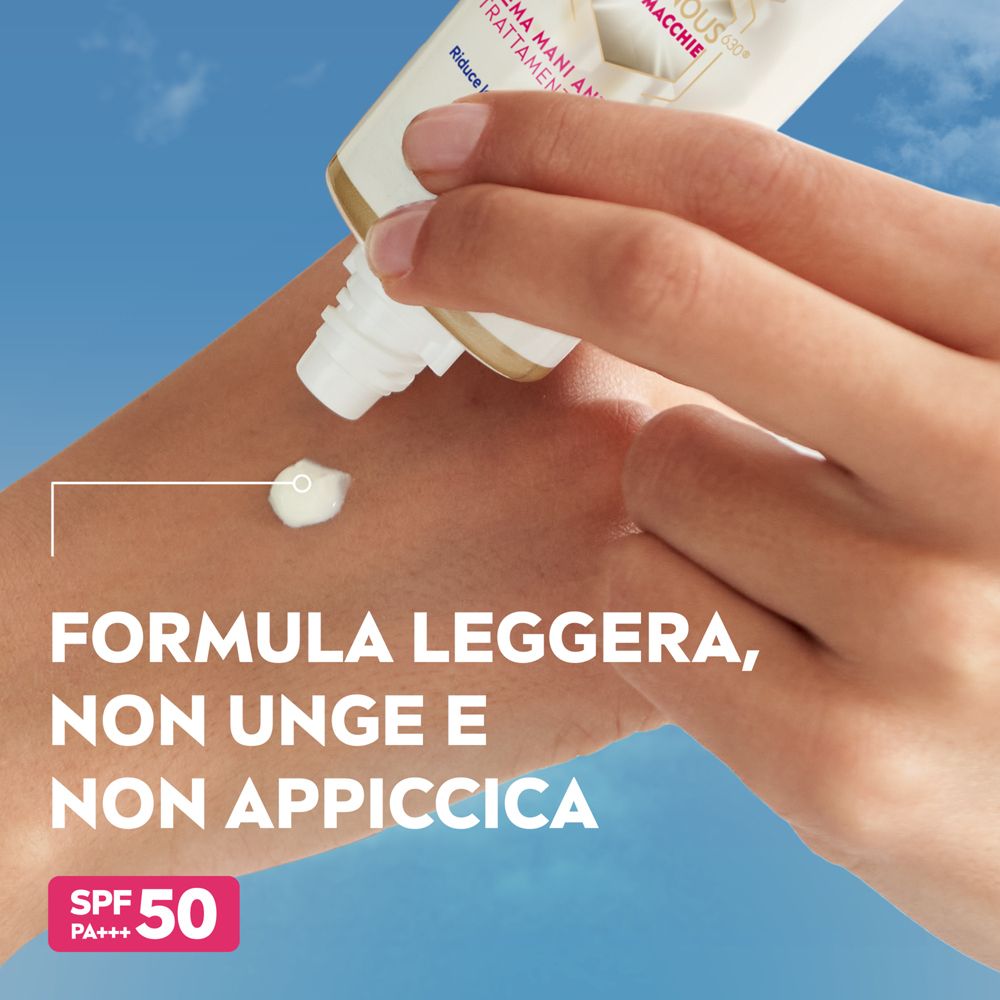 Nivea Luminous630 Crema Mani Anti-Macchie Trattamento Avanzato SPF 15 50 ml, Crema mani antietà