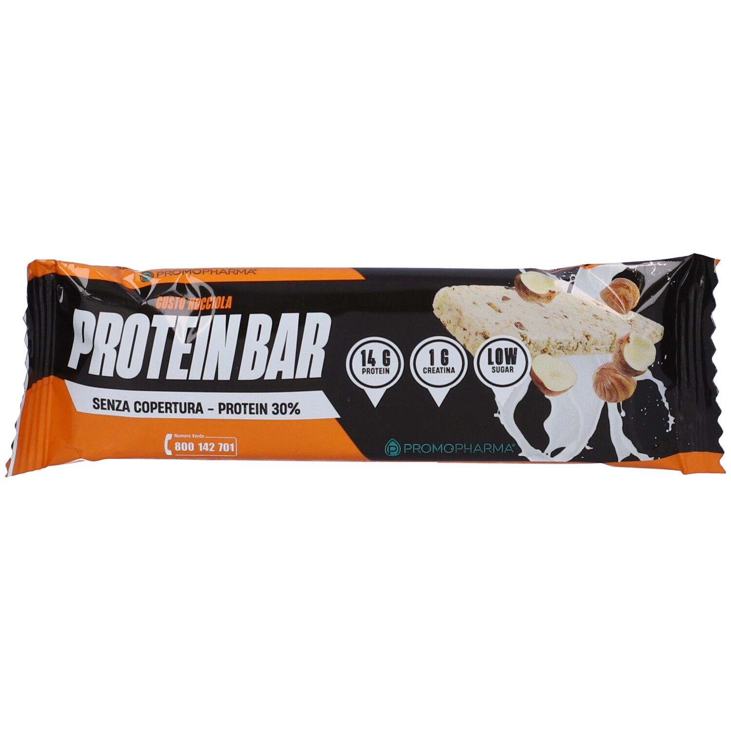 Protein Bar 30% Senza Copertura Nocciola