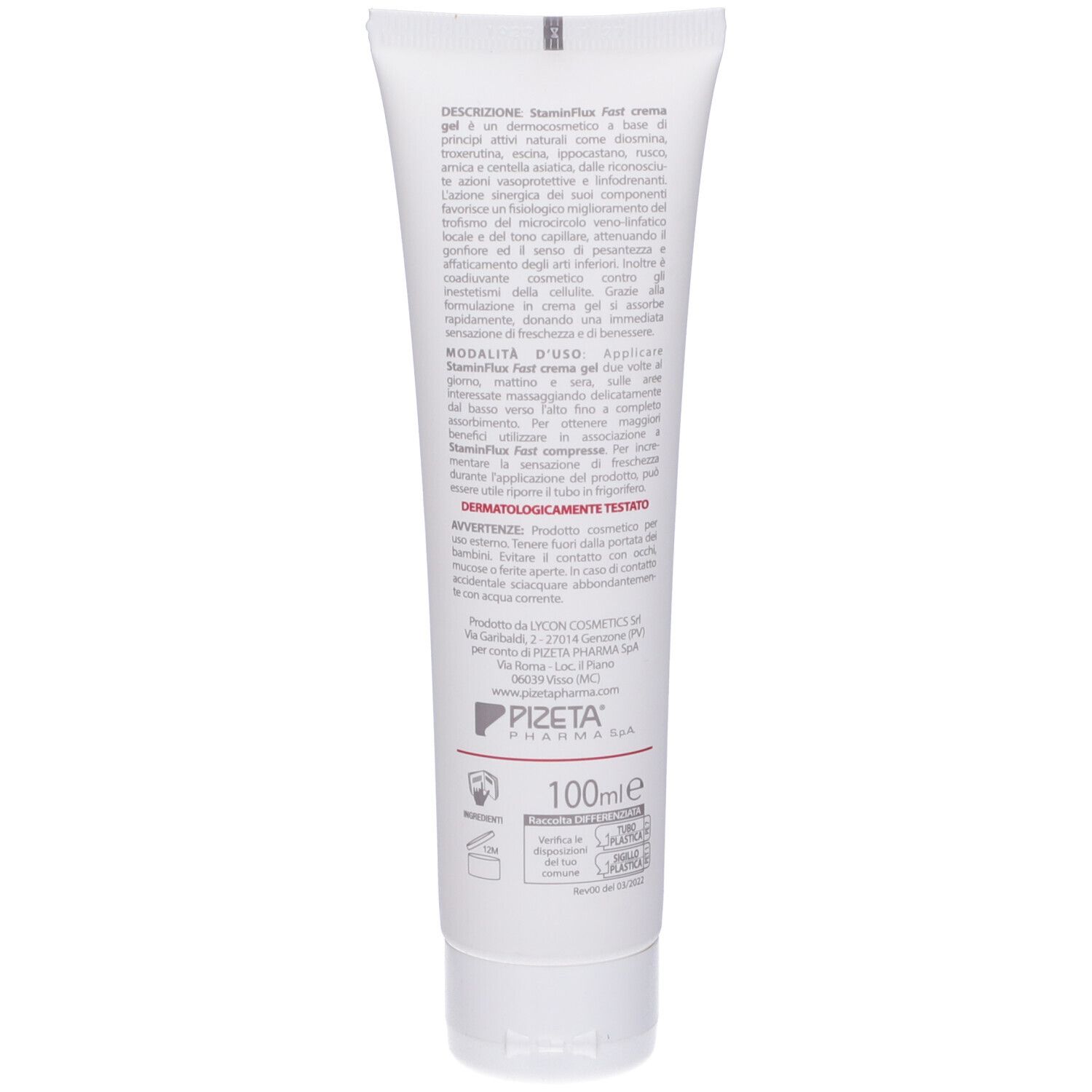 Staminflux Fast Crema Gel 100 Ml
