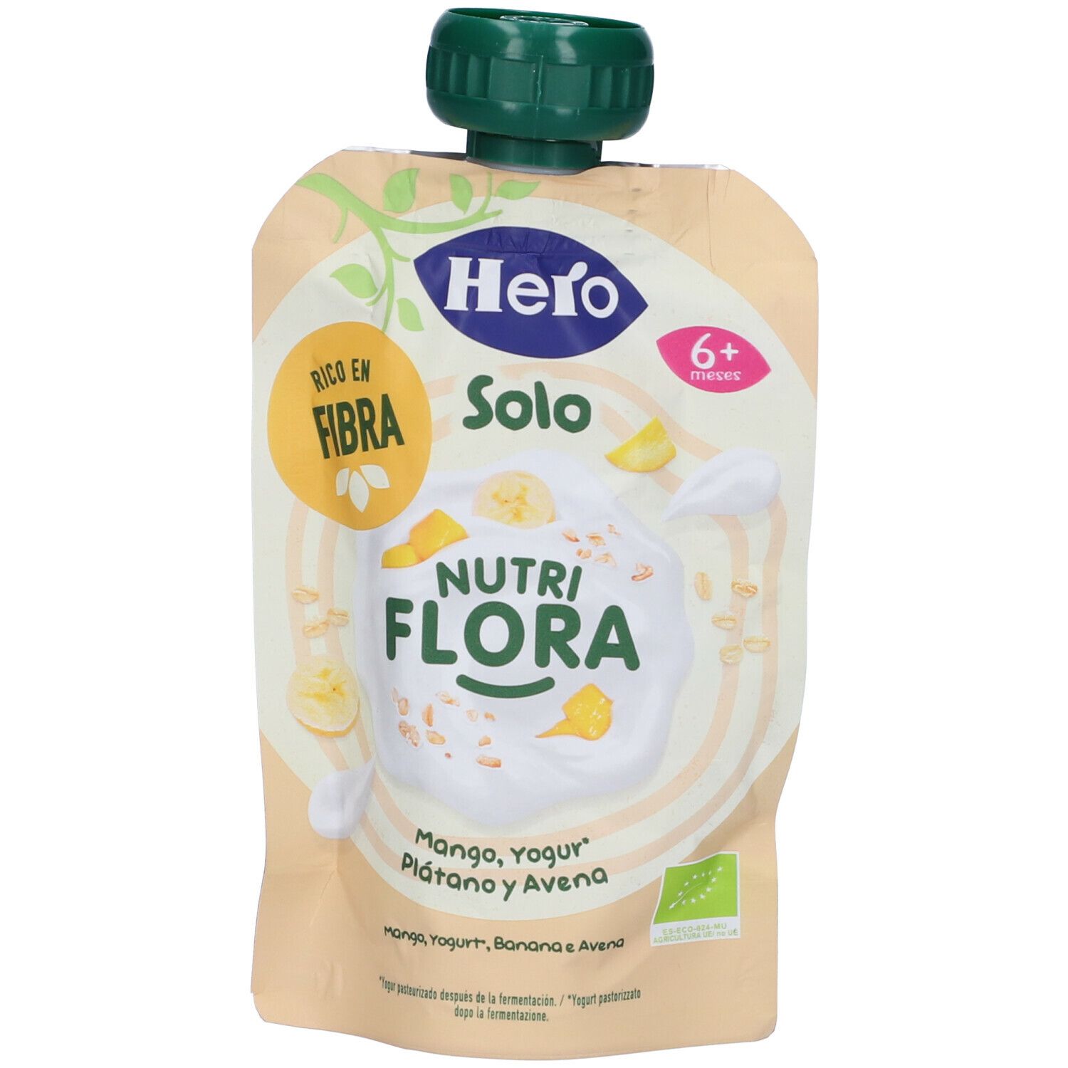 Hero Baby Solo Pouch Nutriflora Yogurt Mango Avena Banana