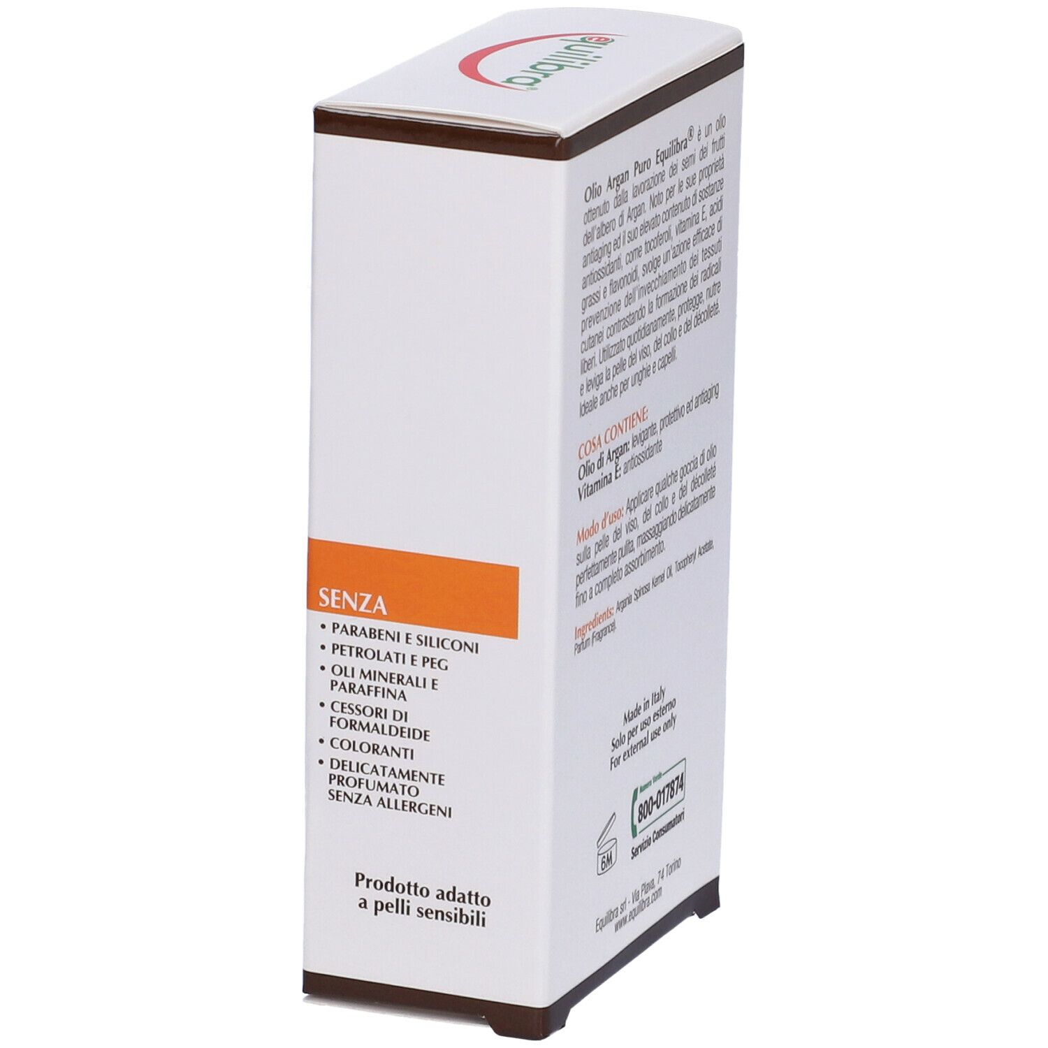 Equilibra® Argan Olio Argan Puro