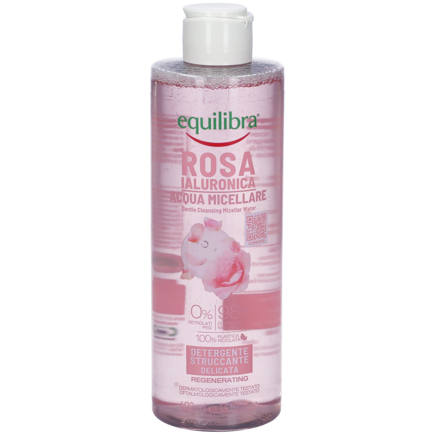 Equilibra® Rosa Ialuronica Acqua Micellare - risparmia il 10% con il codice: EQUILIBRA10