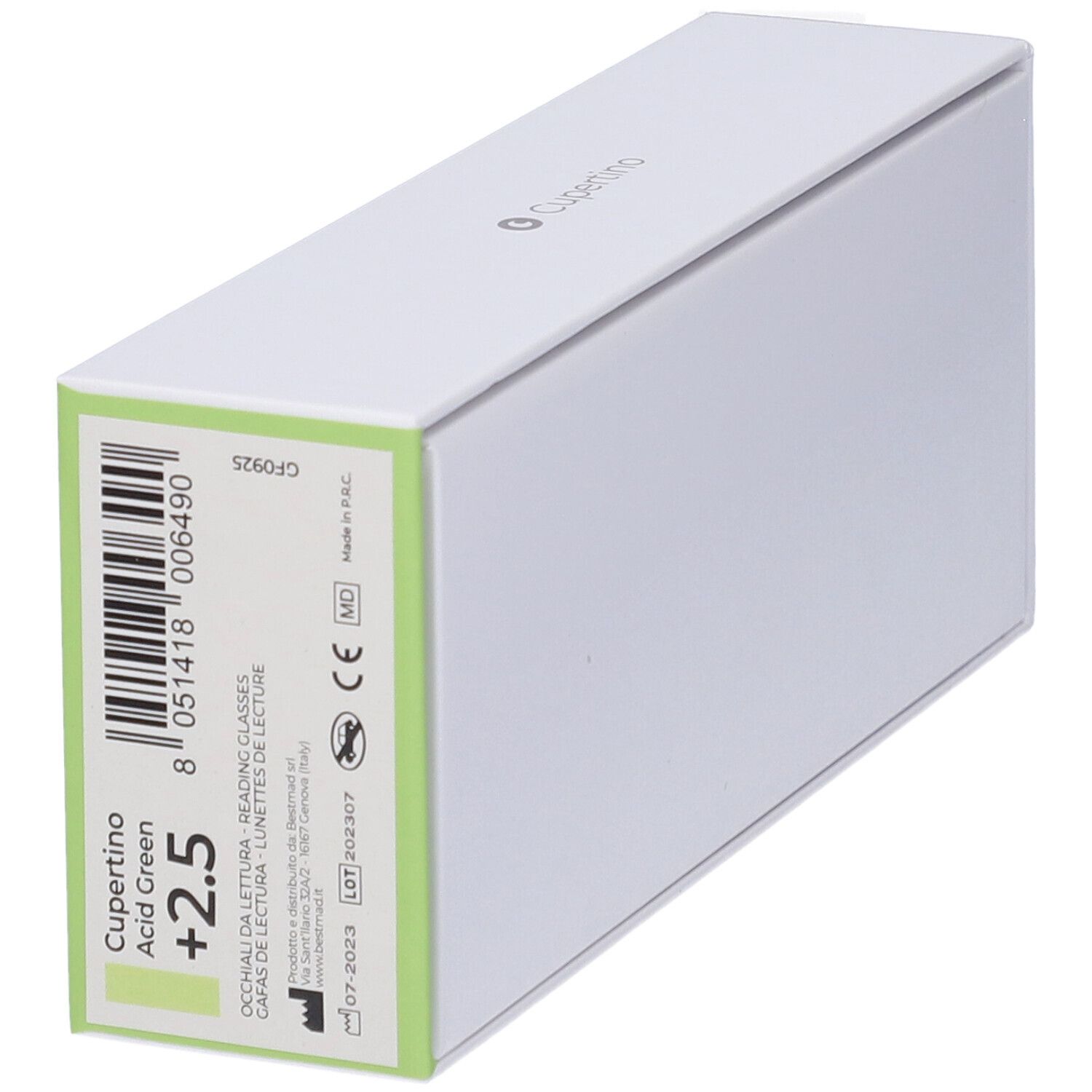 Occhiali da Lettura Glassio Cupertino Colore Verde Acido Gradazione +2,5