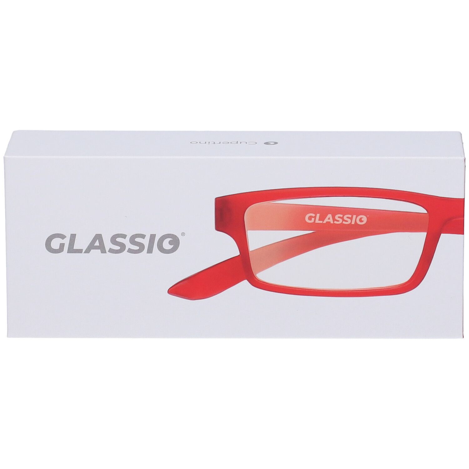 Occhiali da Lettura Glassio Cupertino Colore Rosso Gradazione +1,5