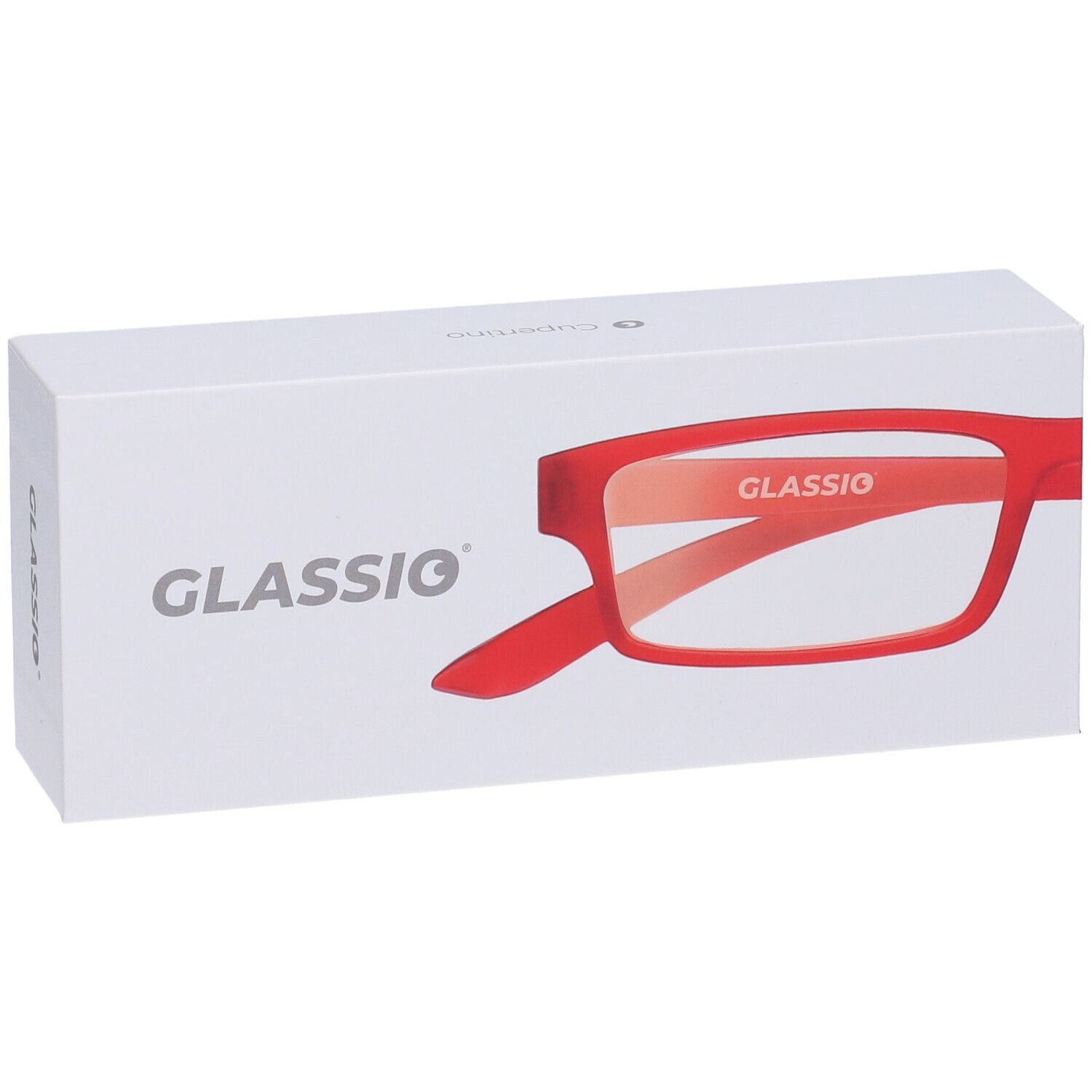 Occhiali da Lettura Glassio Cupertino Colore Rosso Gradazione +1,5