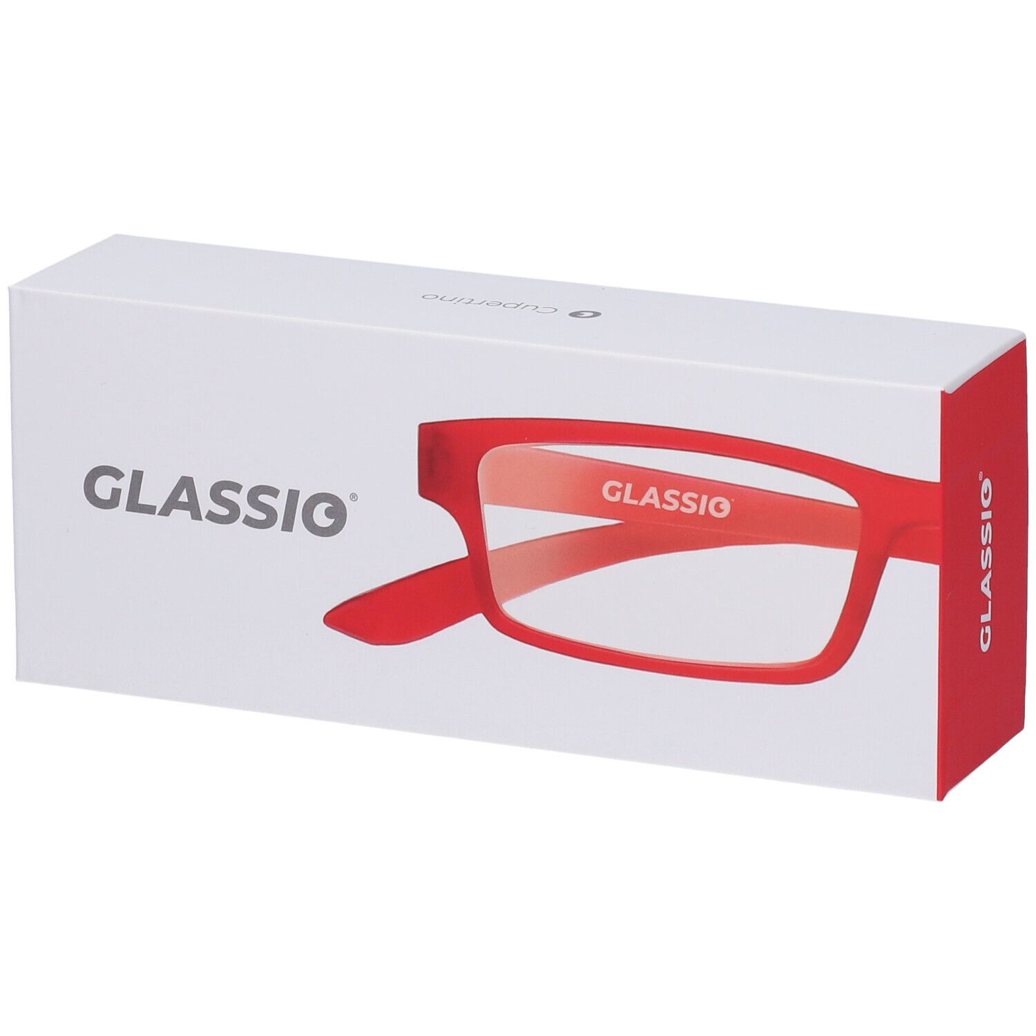 Occhiali da Lettura Glassio Cupertino Colore Rosso Gradazione +2,0