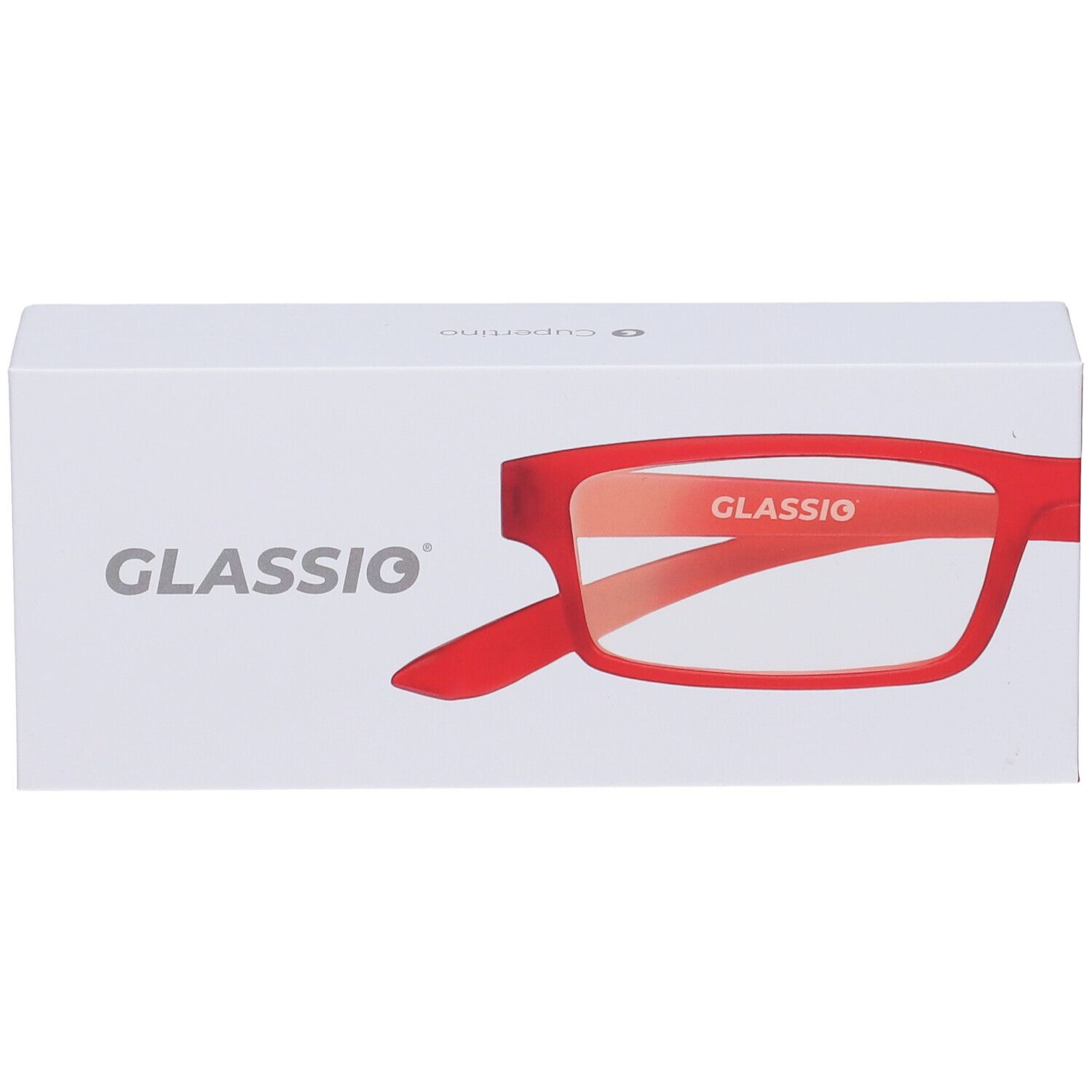 Occhiali da Lettura Glassio Cupertino Colore Rosso Gradazione +2,5