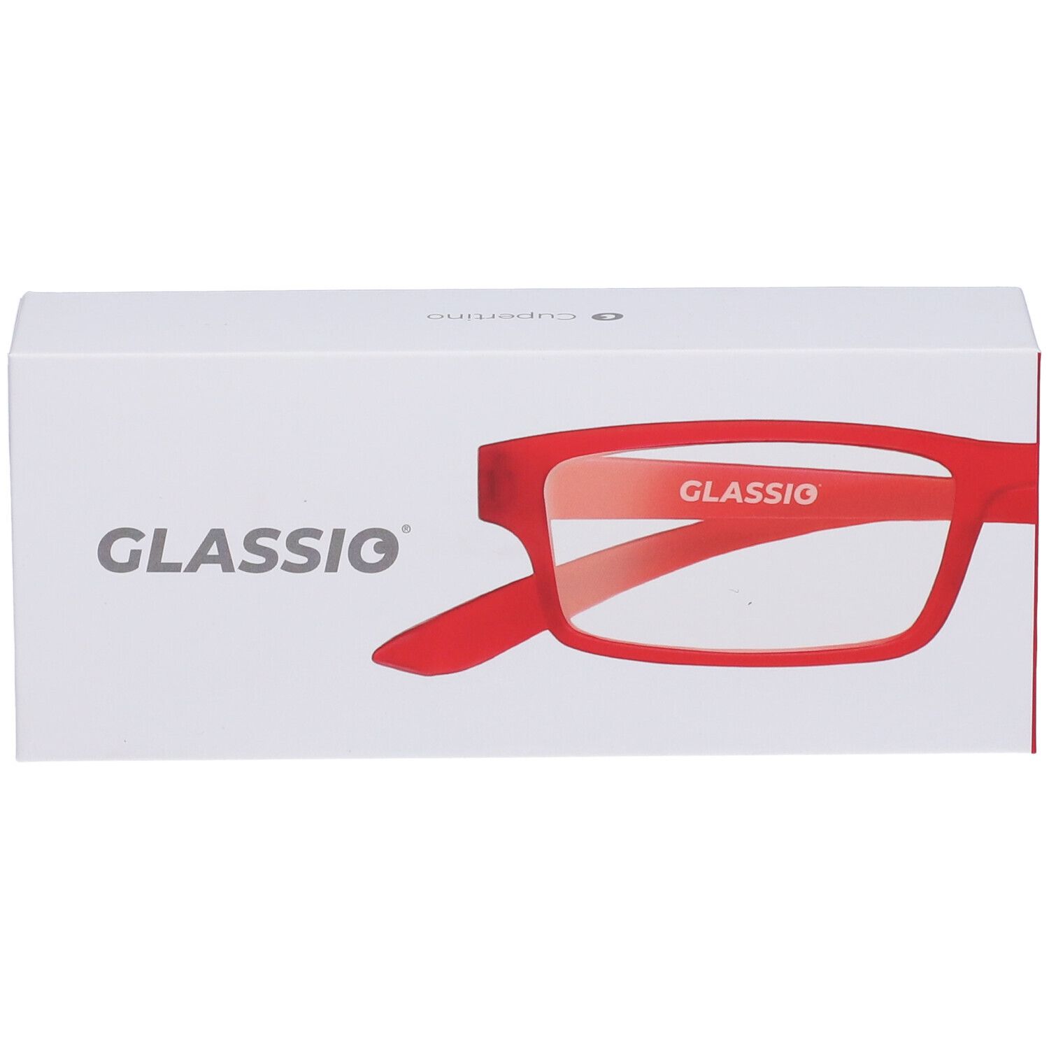 Occhiali da Lettura Glassio Cupertino Colore Rosso Gradazione +3,5