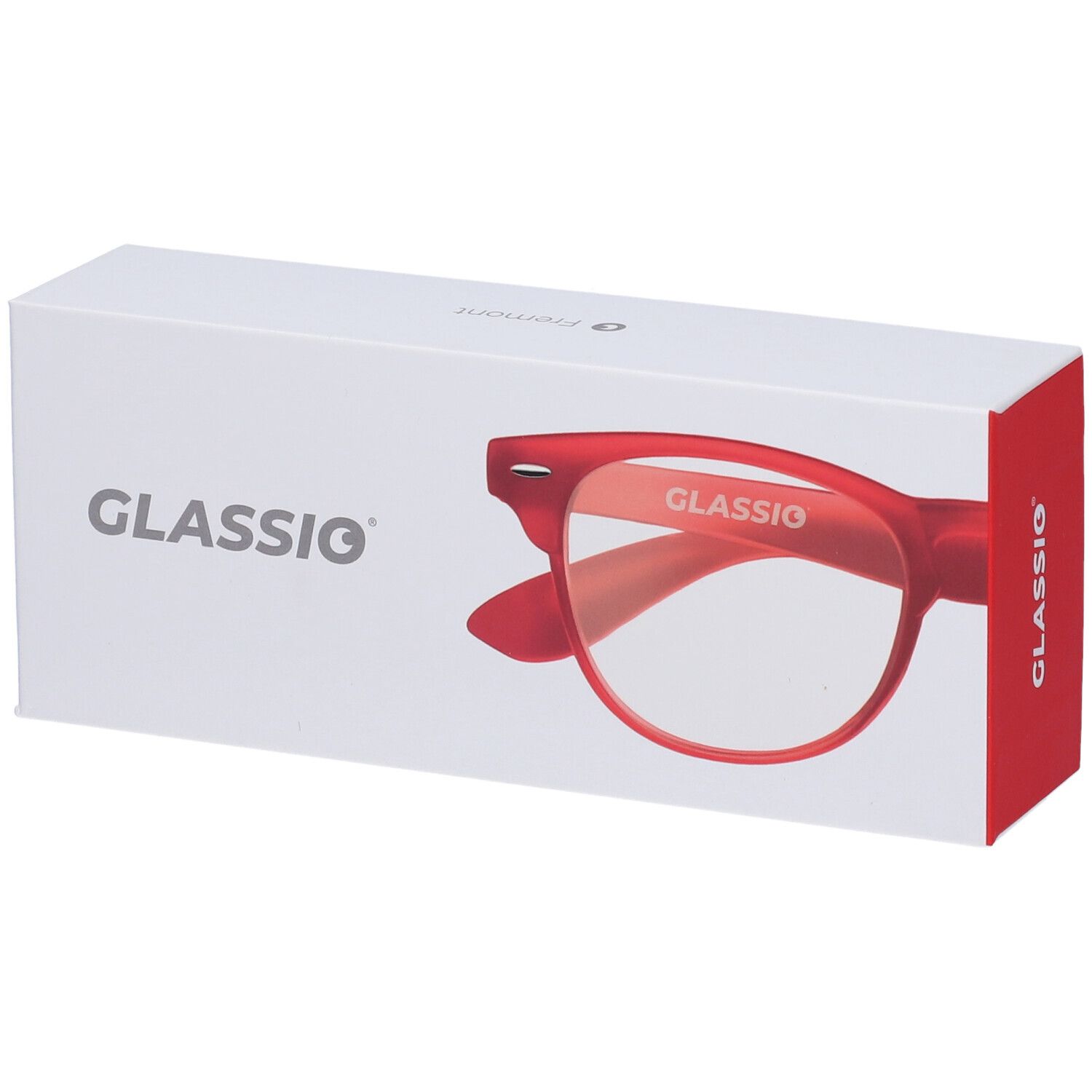 Occhiali da Lettura Glassio Fremont Colore Rosso Gradazione +2,0