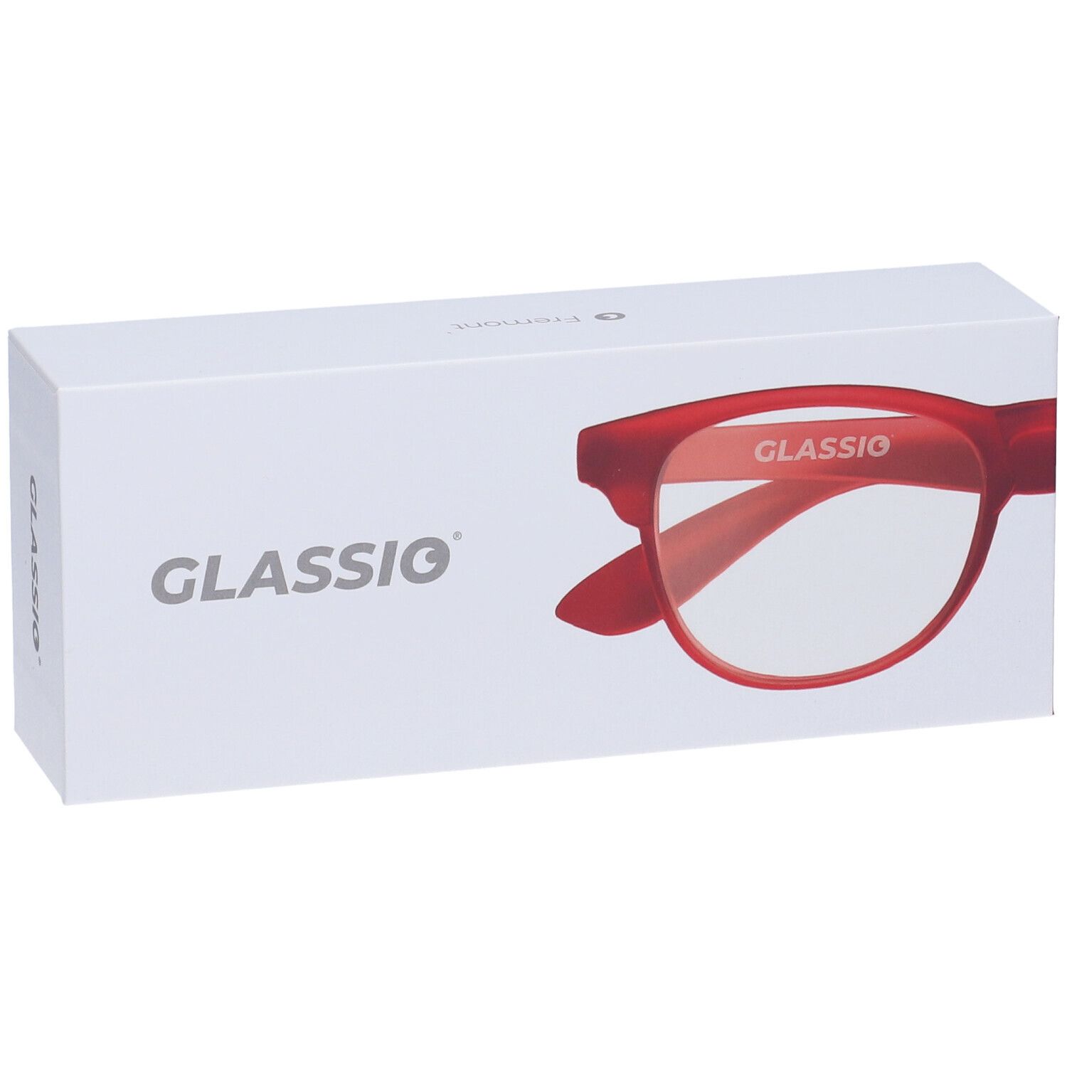 Occhiali da Lettura Glassio Fremont Colore Rosso Gradazione +2,5