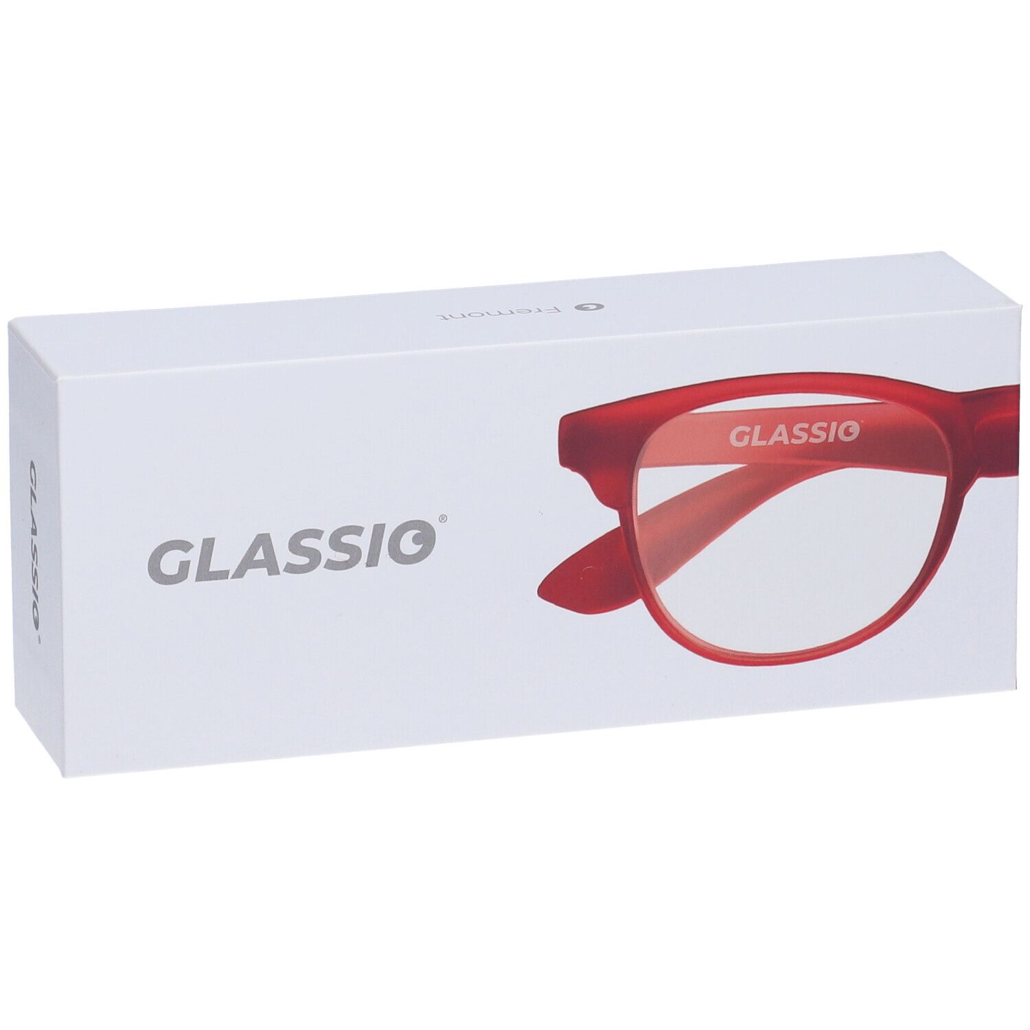 Occhiali da Lettura Glassio Fremont Colore Rosso Gradazione +3,5