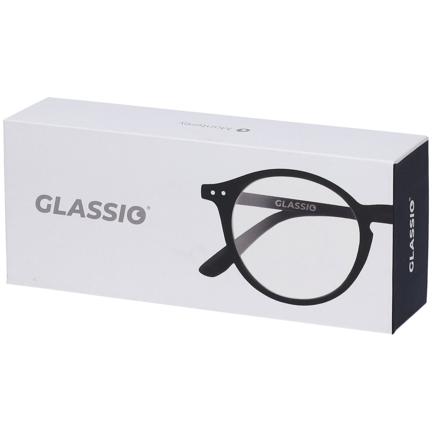 Occhiali da Lettura Glassio Monterey Colore Nero Gradazione +1,0