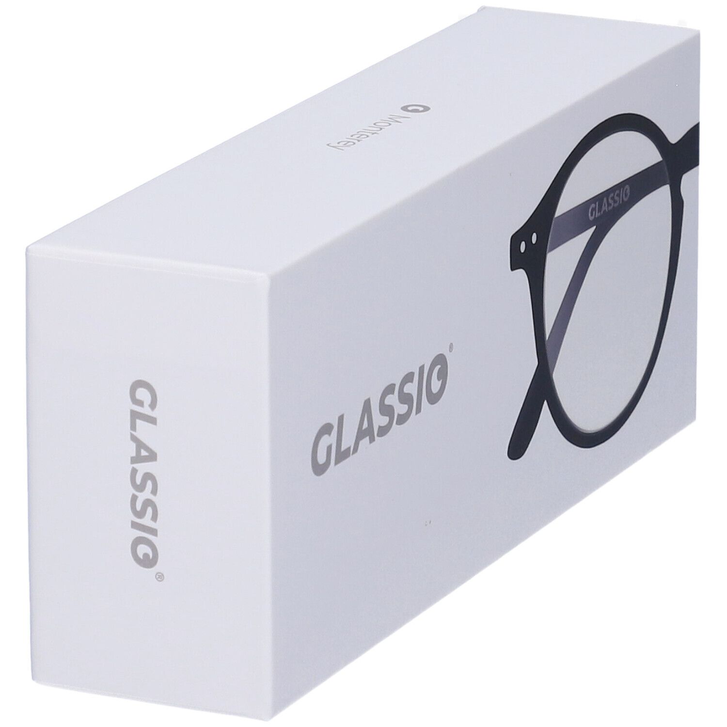 Occhiali da Lettura Glassio Monterey Colore Nero Gradazione +3,0