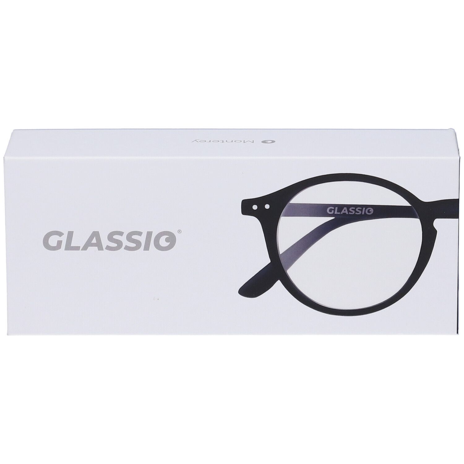 Occhiali da Lettura Glassio Monterey Colore Nero Gradazione +3,0