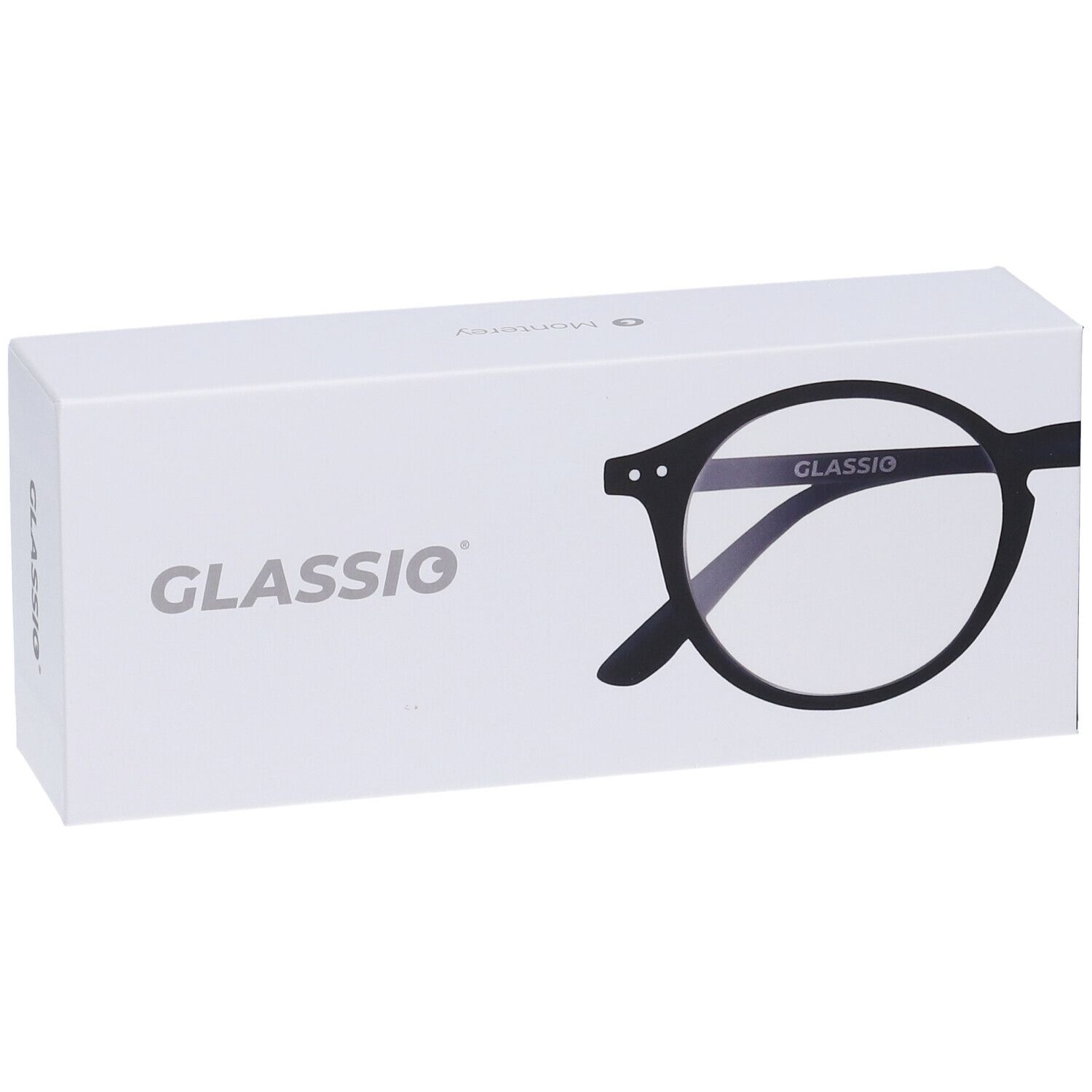 Occhiali da Lettura Glassio Monterey Colore Nero Gradazione +3,0