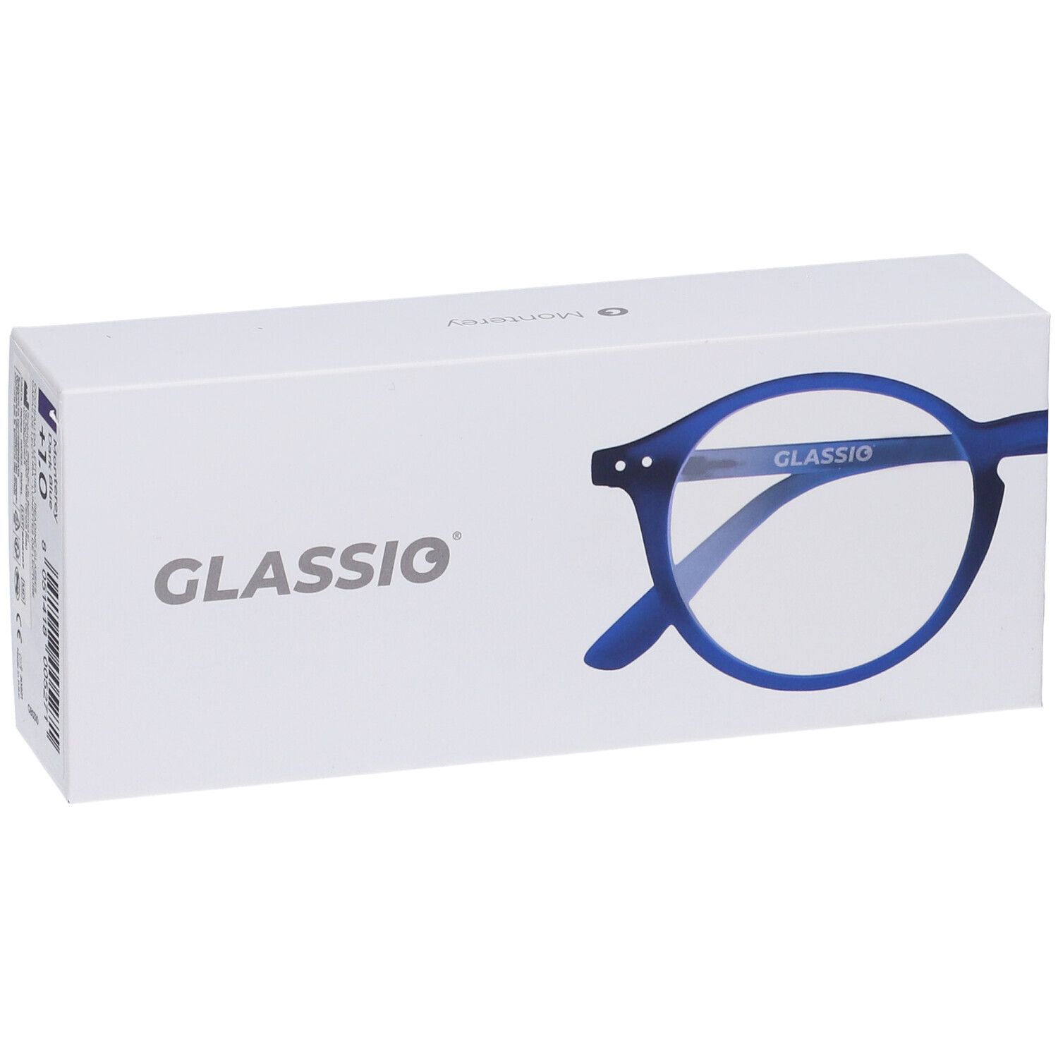 Occhiali da Lettura Glassio Monterey Colore Blu Scuro Gradazione +1,0
